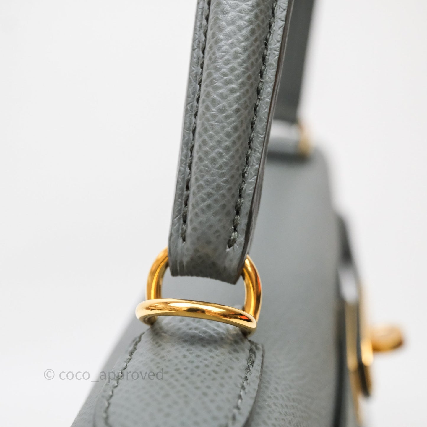 Hermès Kelly 28 Sellier Vert Amanda 63 Epsom Gold Hardware