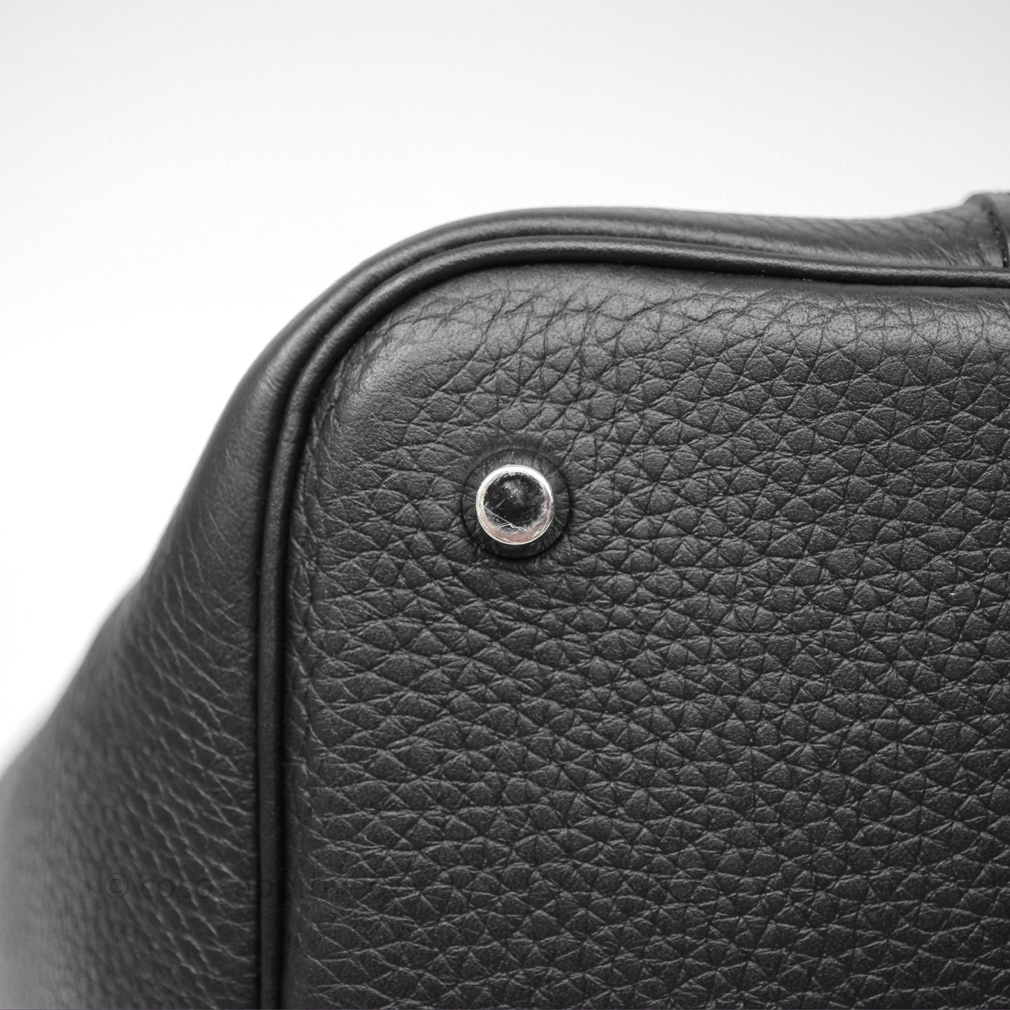 Hermès Picotin 22 Black Noir 89 Clemence Palladium Hardware