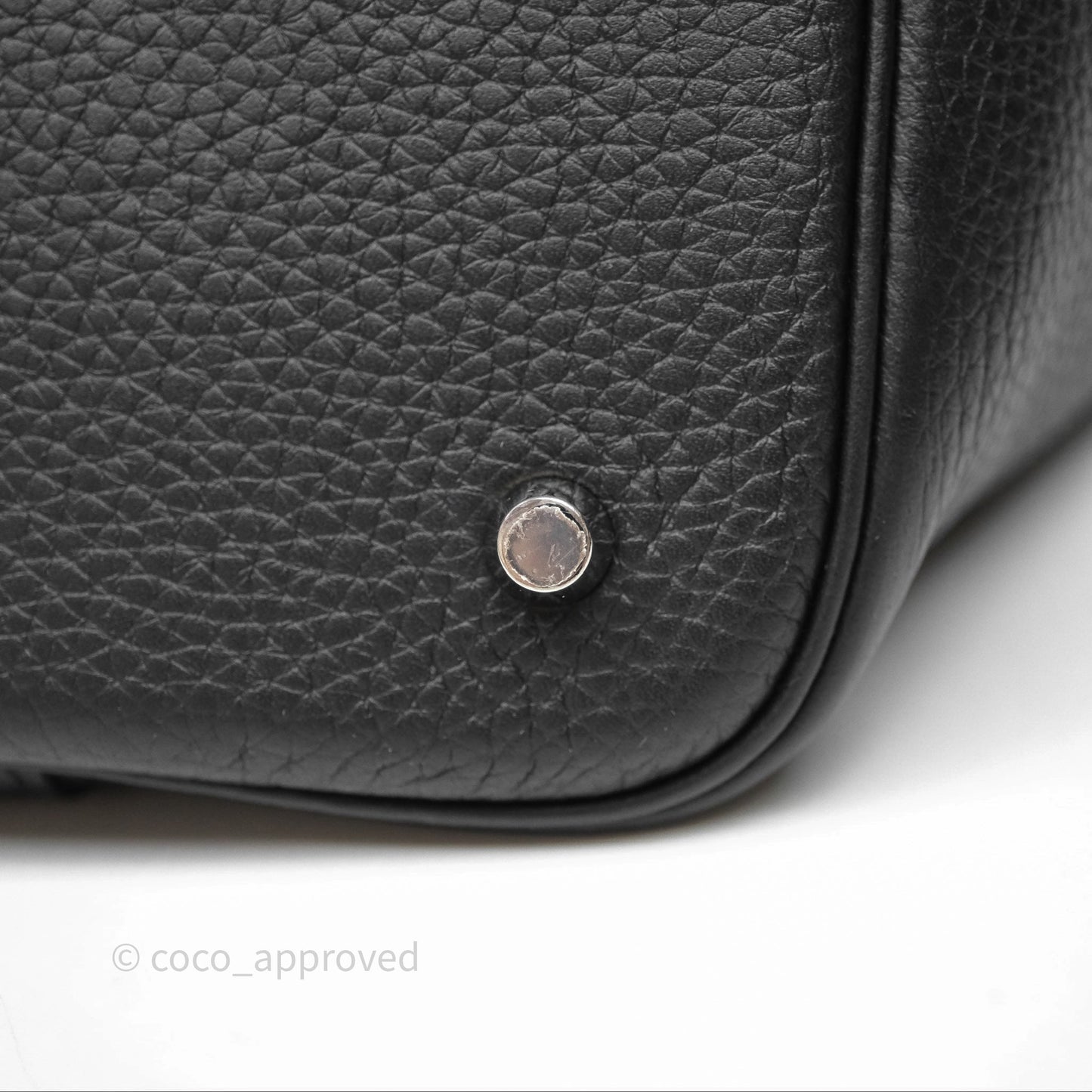 Hermès Picotin 22 Black Noir 89 Clemence Palladium Hardware