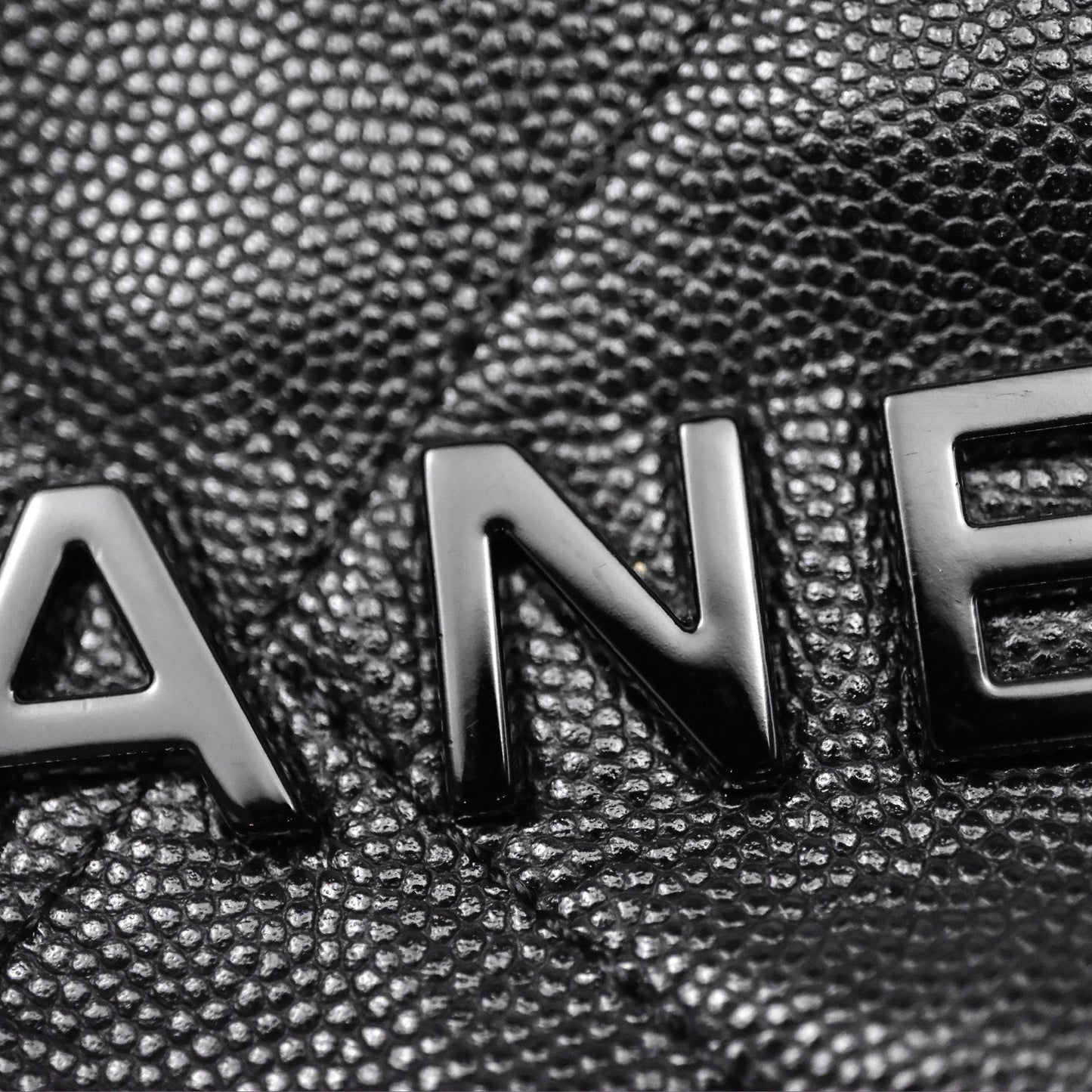 Chanel 22 Small Black Shiny Caviar Aged Gold Hardware