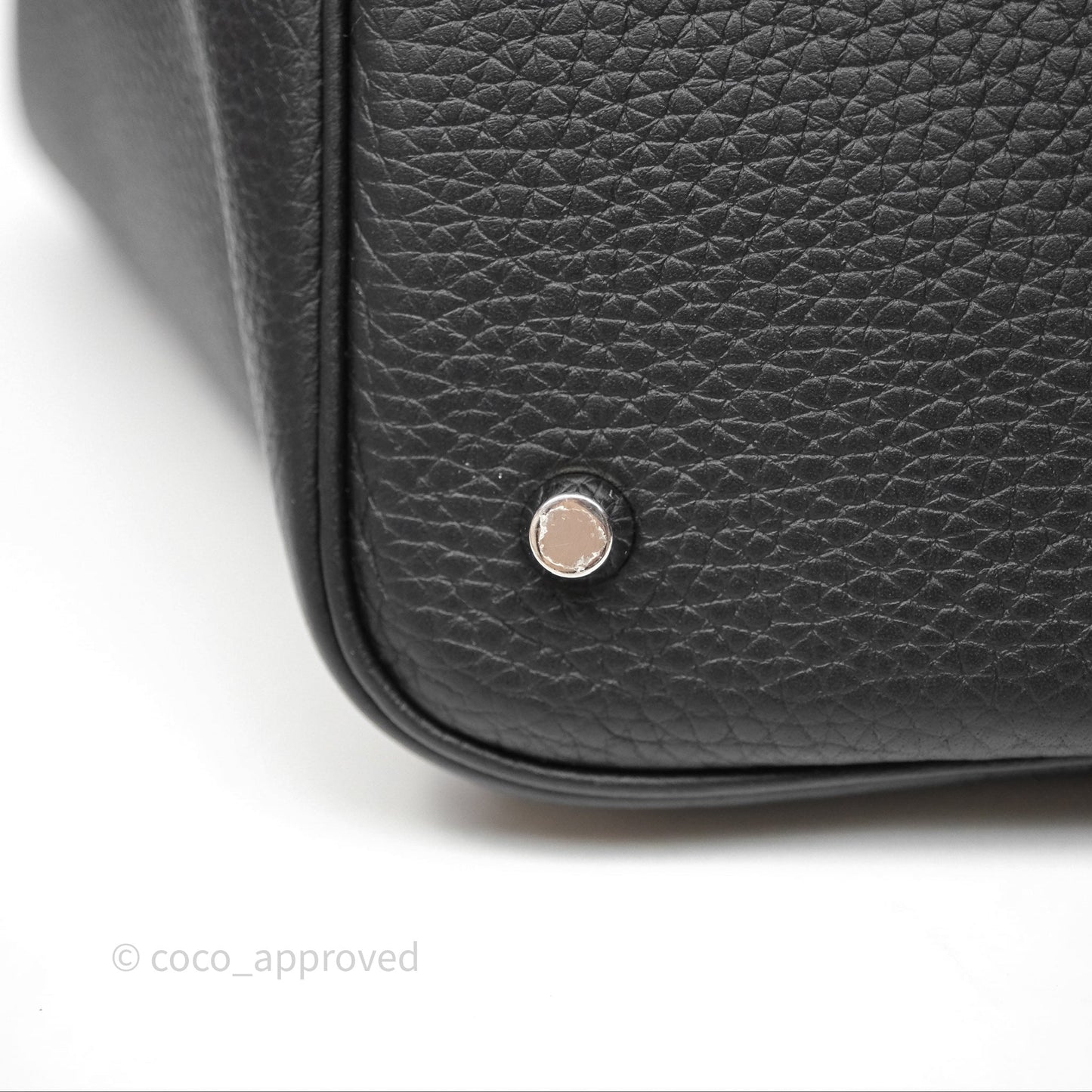 Hermès Picotin 22 Black Noir 89 Clemence Palladium Hardware
