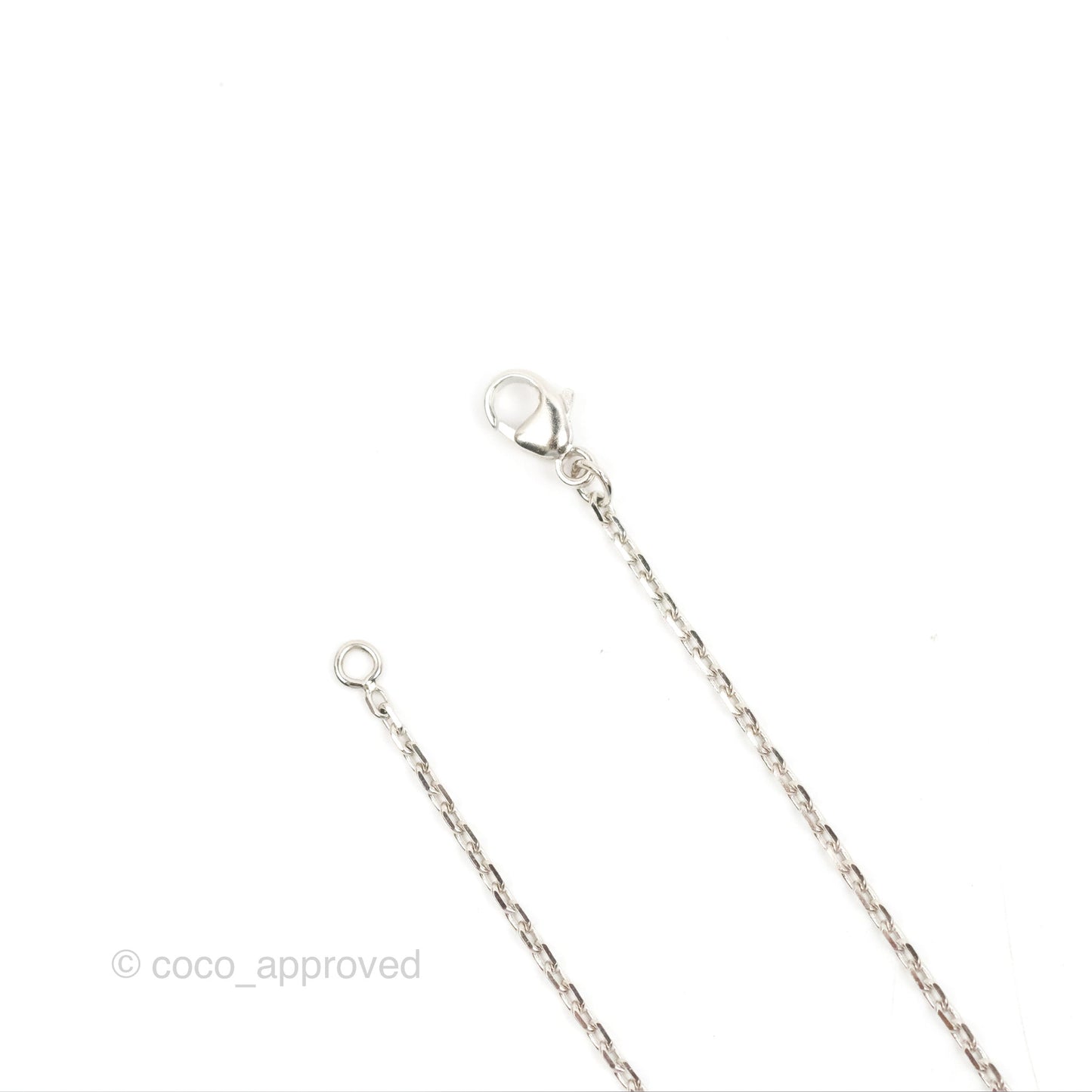 Hermès Mini Pop H Pendant Necklace Black Palladium Hardware