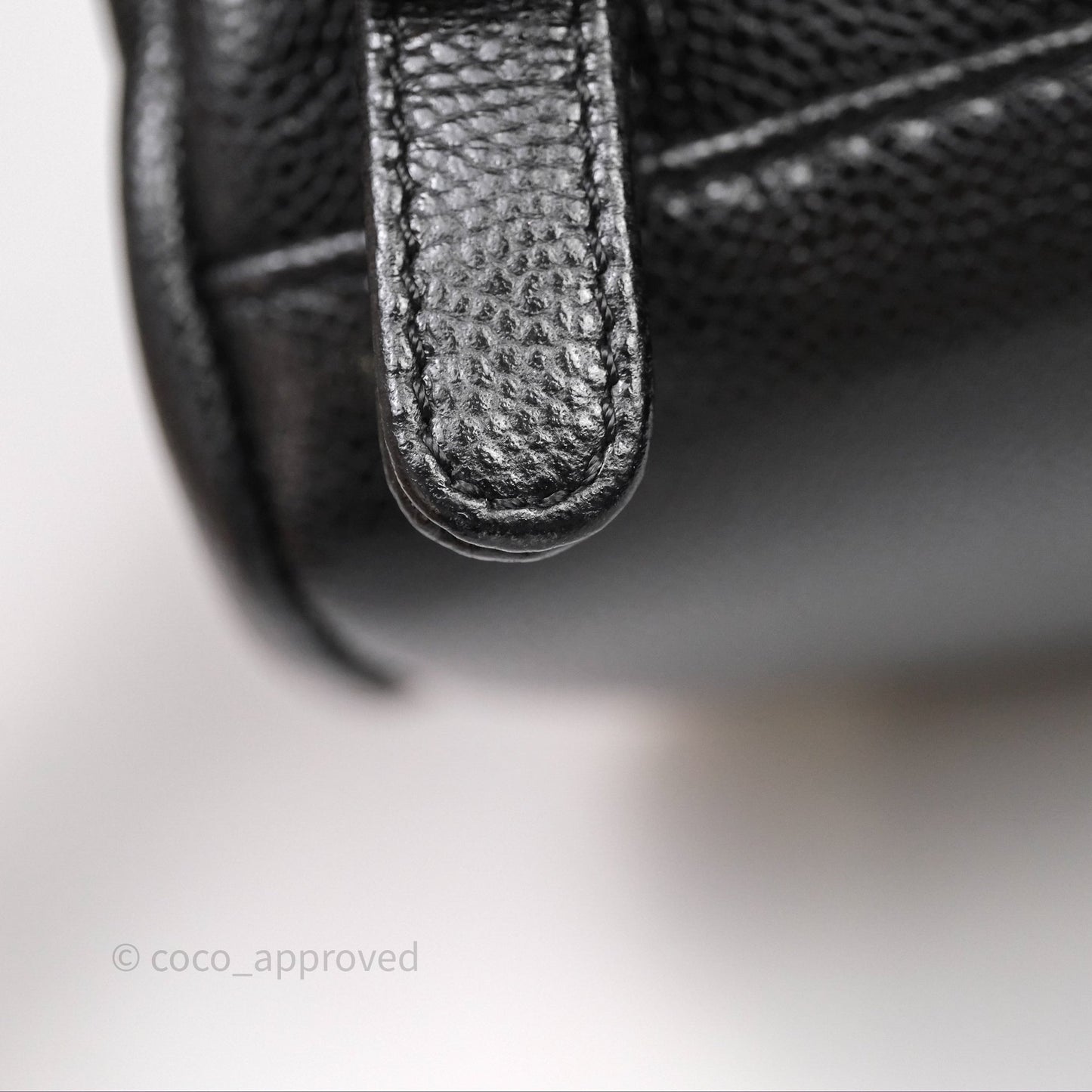 Chanel Quilted Business Affinity Backpack Black Caviar Gold Hardware