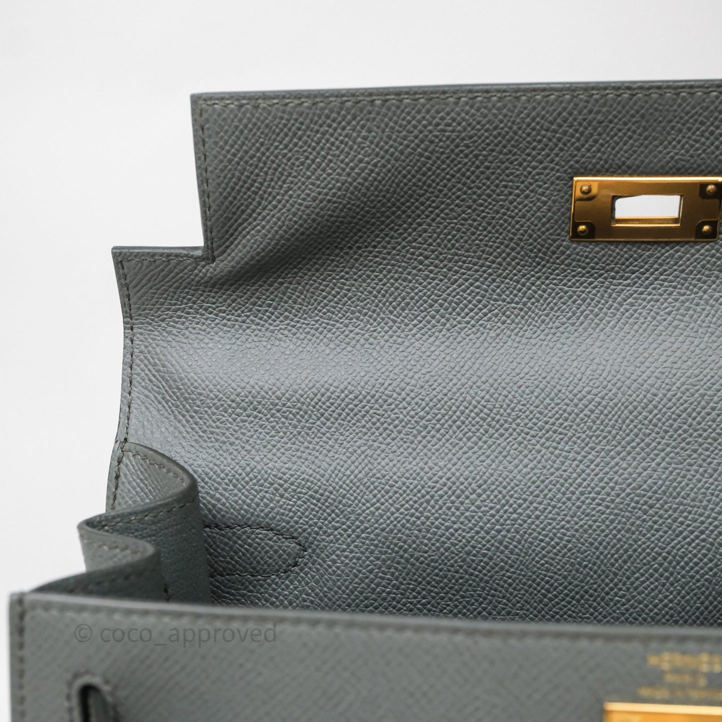 Hermès Kelly 28 Sellier Vert Amanda 63 Epsom Gold Hardware