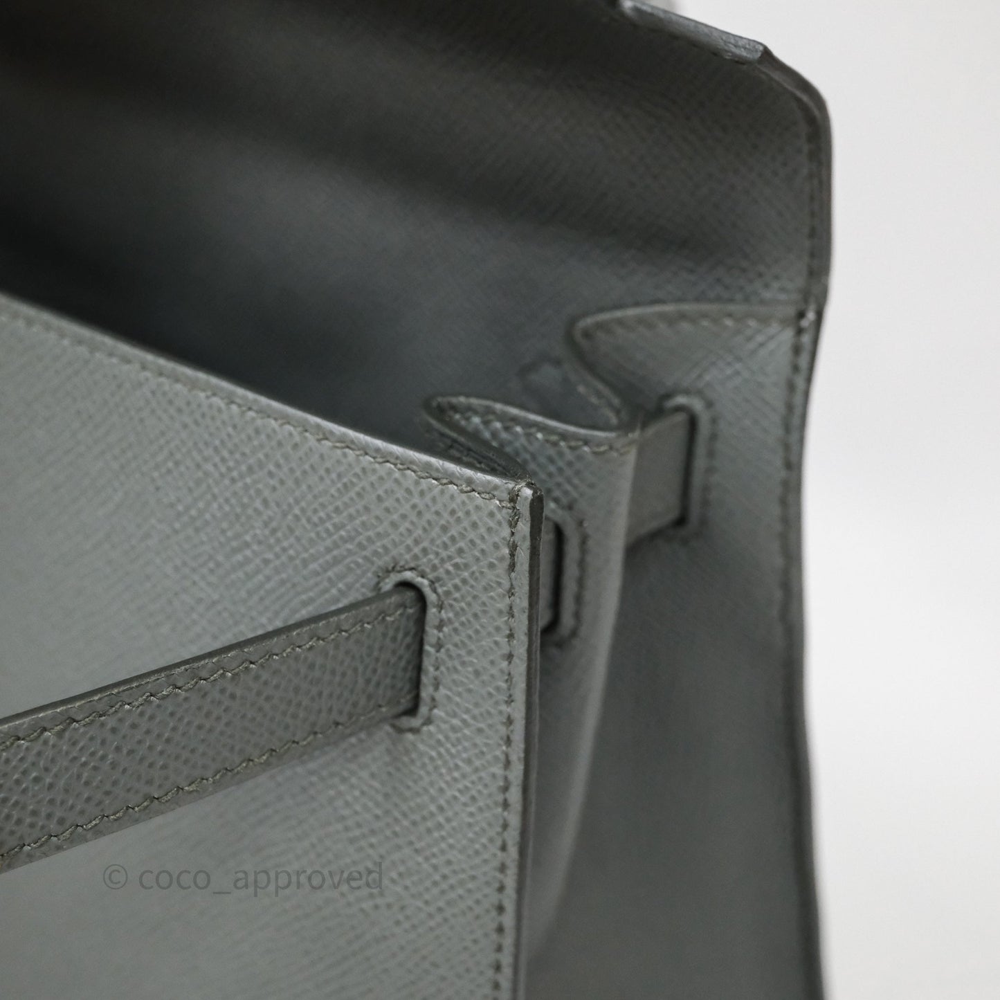 Hermès Kelly 28 Sellier Vert Amanda 63 Epsom Gold Hardware
