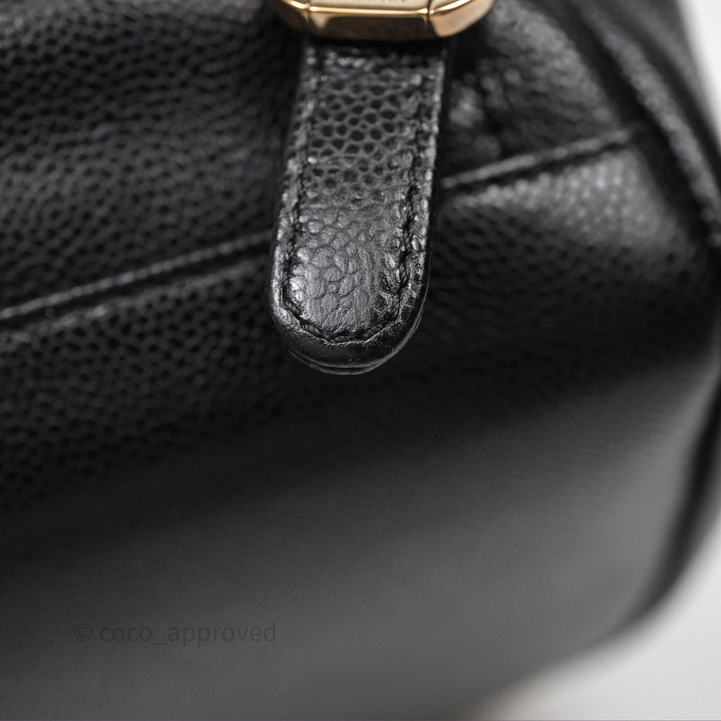 Chanel Quilted Business Affinity Backpack Black Caviar Gold Hardware