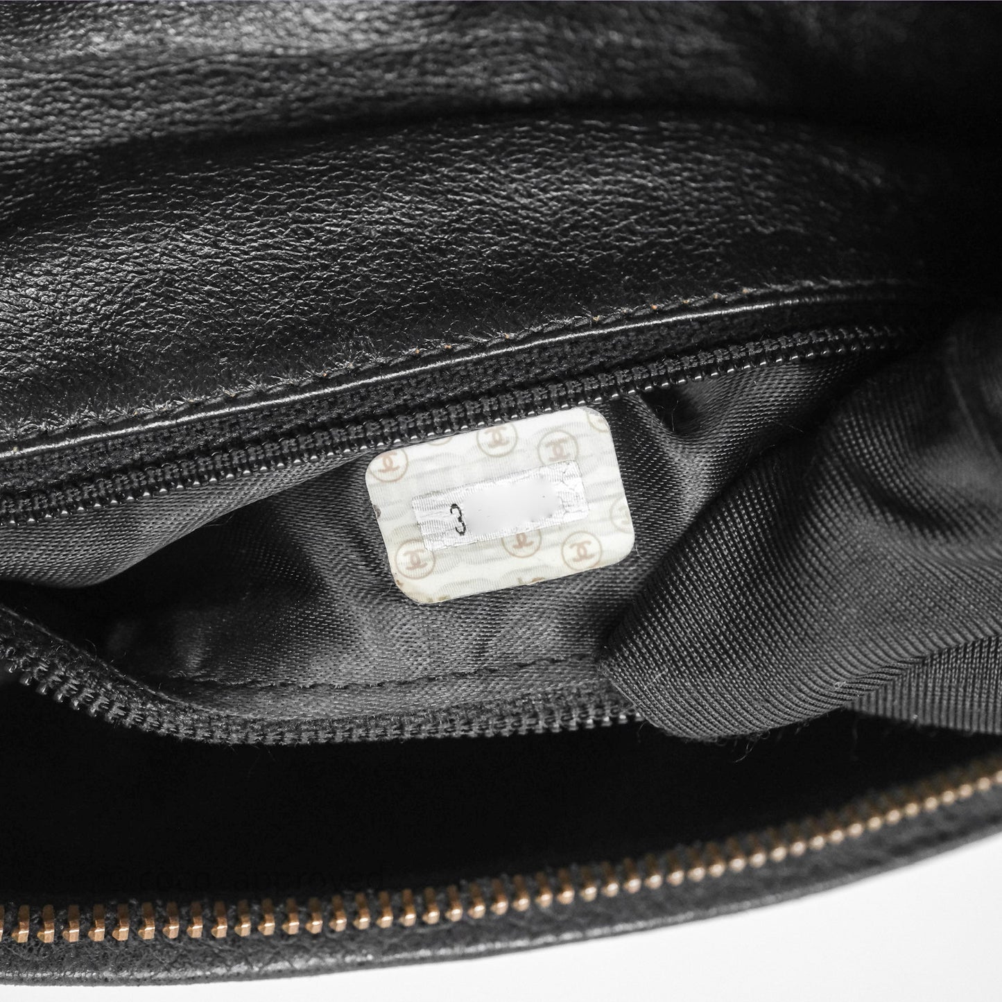 Chanel Vintage Belt Bag Black Caviar 24K Gold Hardware