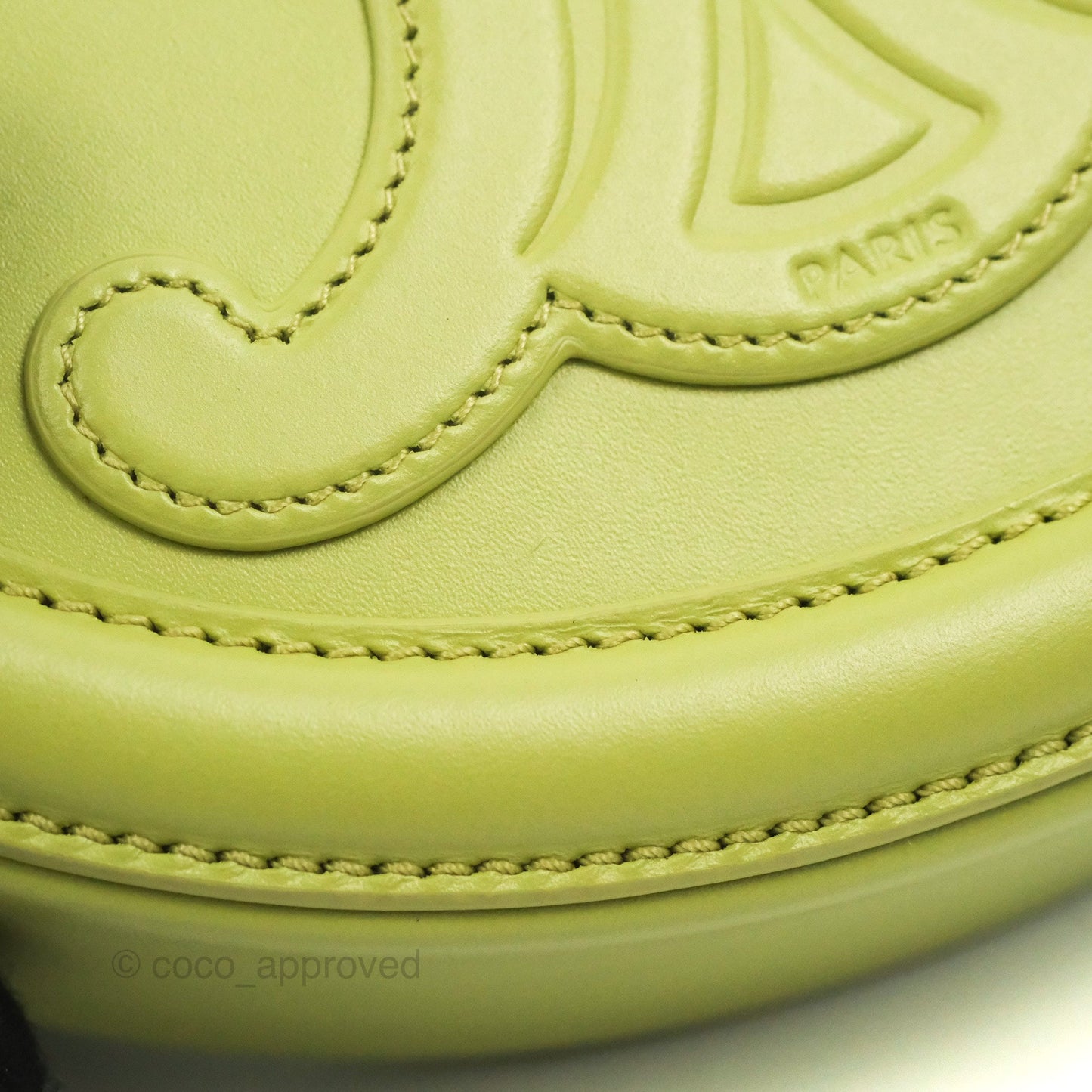 Celine Oval Bag Cuir Triomphe Green Calfskin