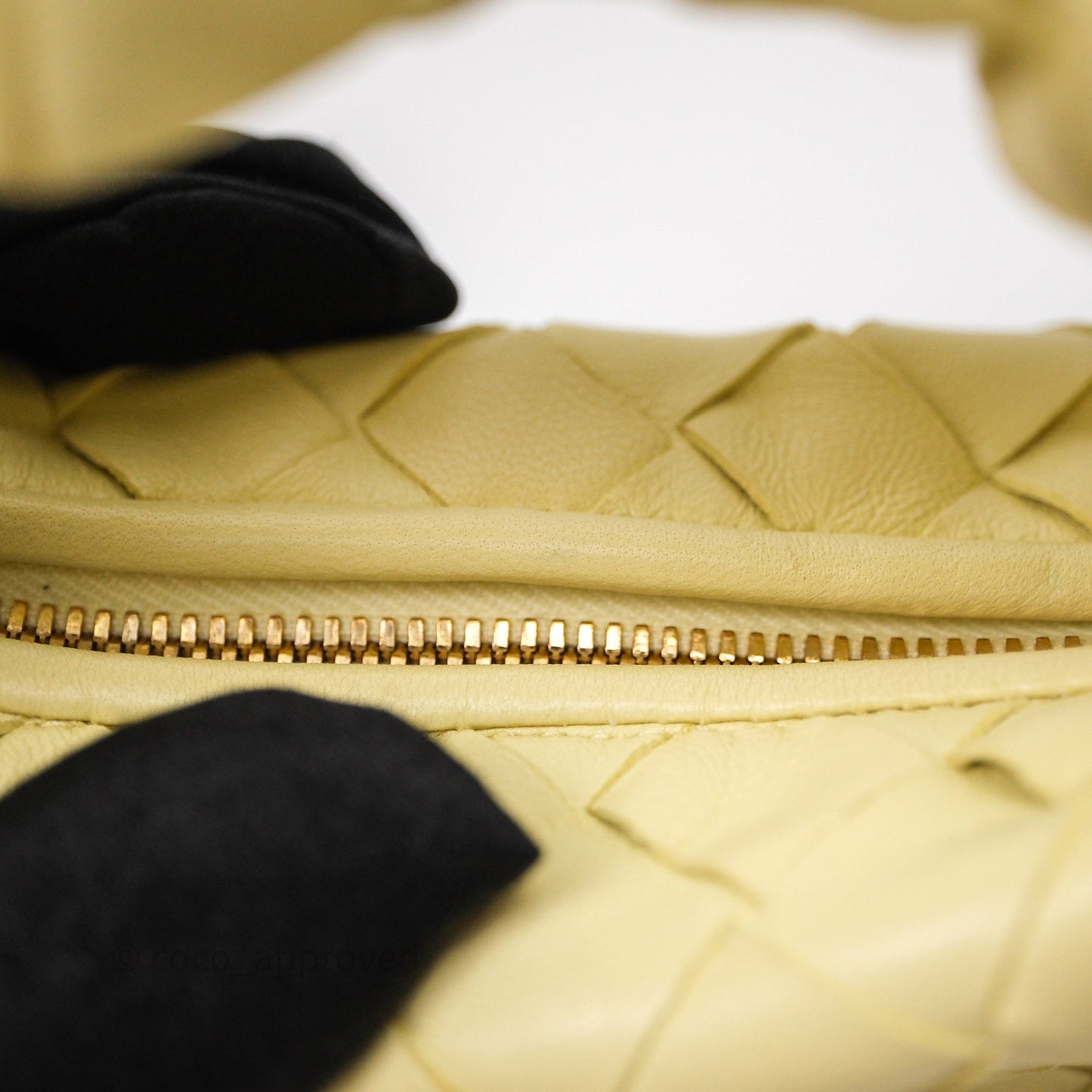 Bottega Veneta Candy Jodie Bag Yellow Intrecciato Lambskin