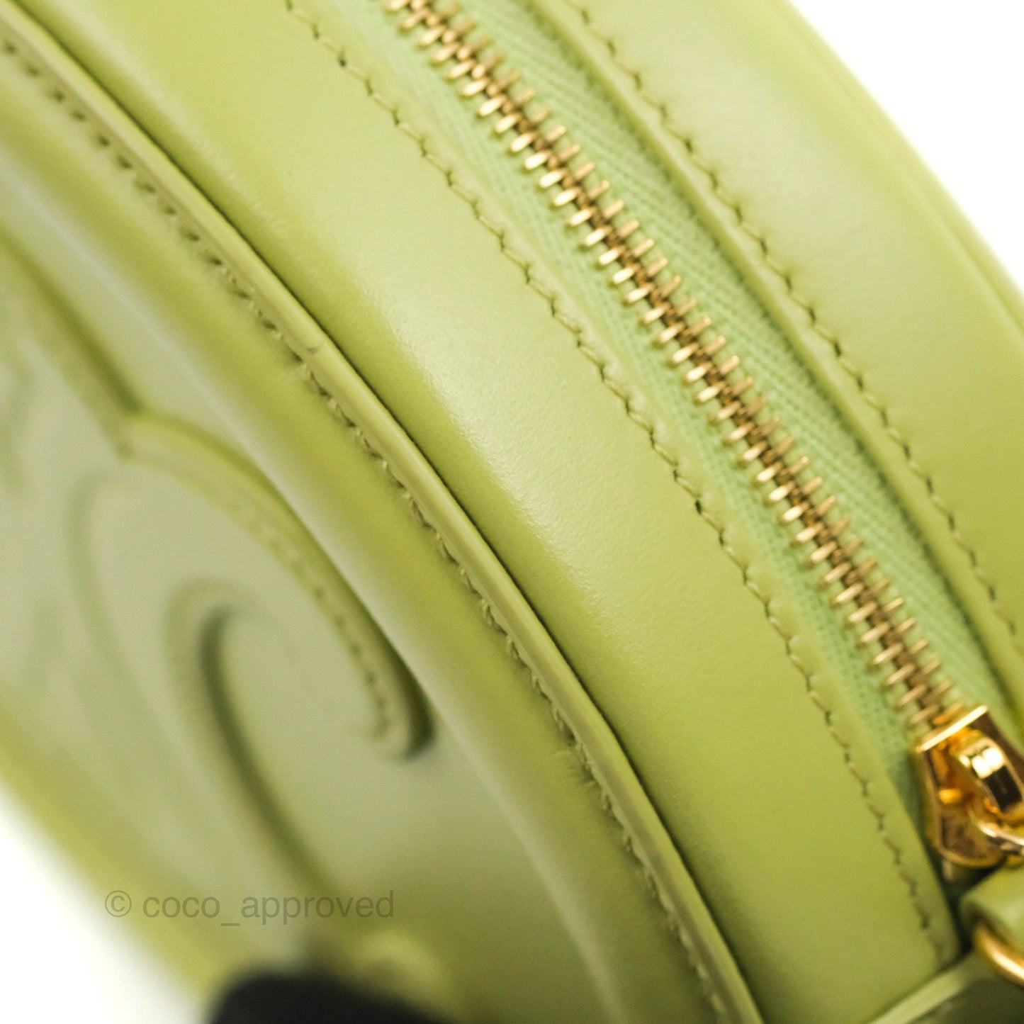 Celine Oval Bag Cuir Triomphe Green Calfskin