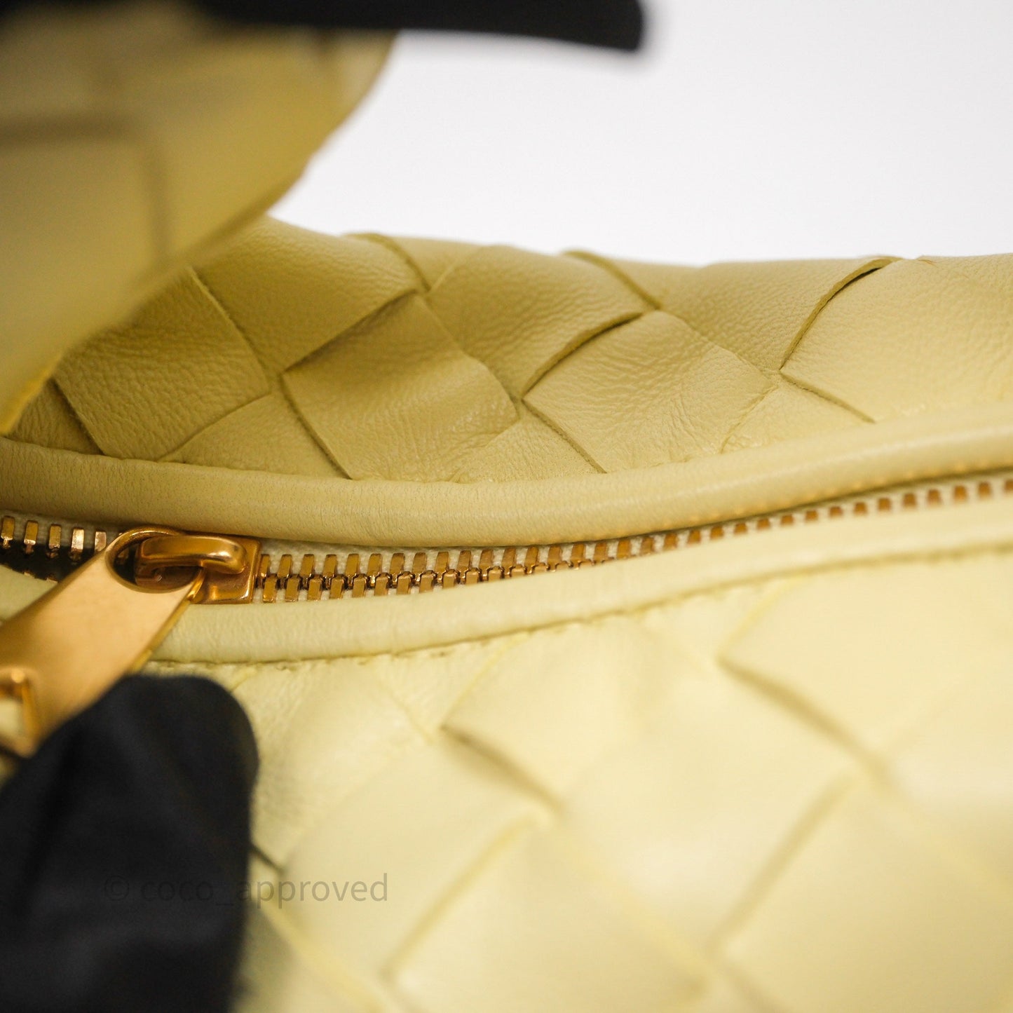 Bottega Veneta Candy Jodie Bag Yellow Intrecciato Lambskin