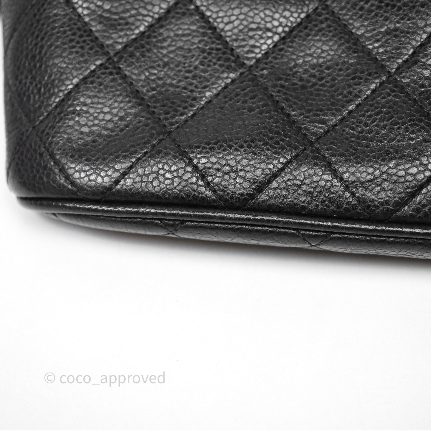 Chanel Vintage Belt Bag Black Caviar 24K Gold Hardware