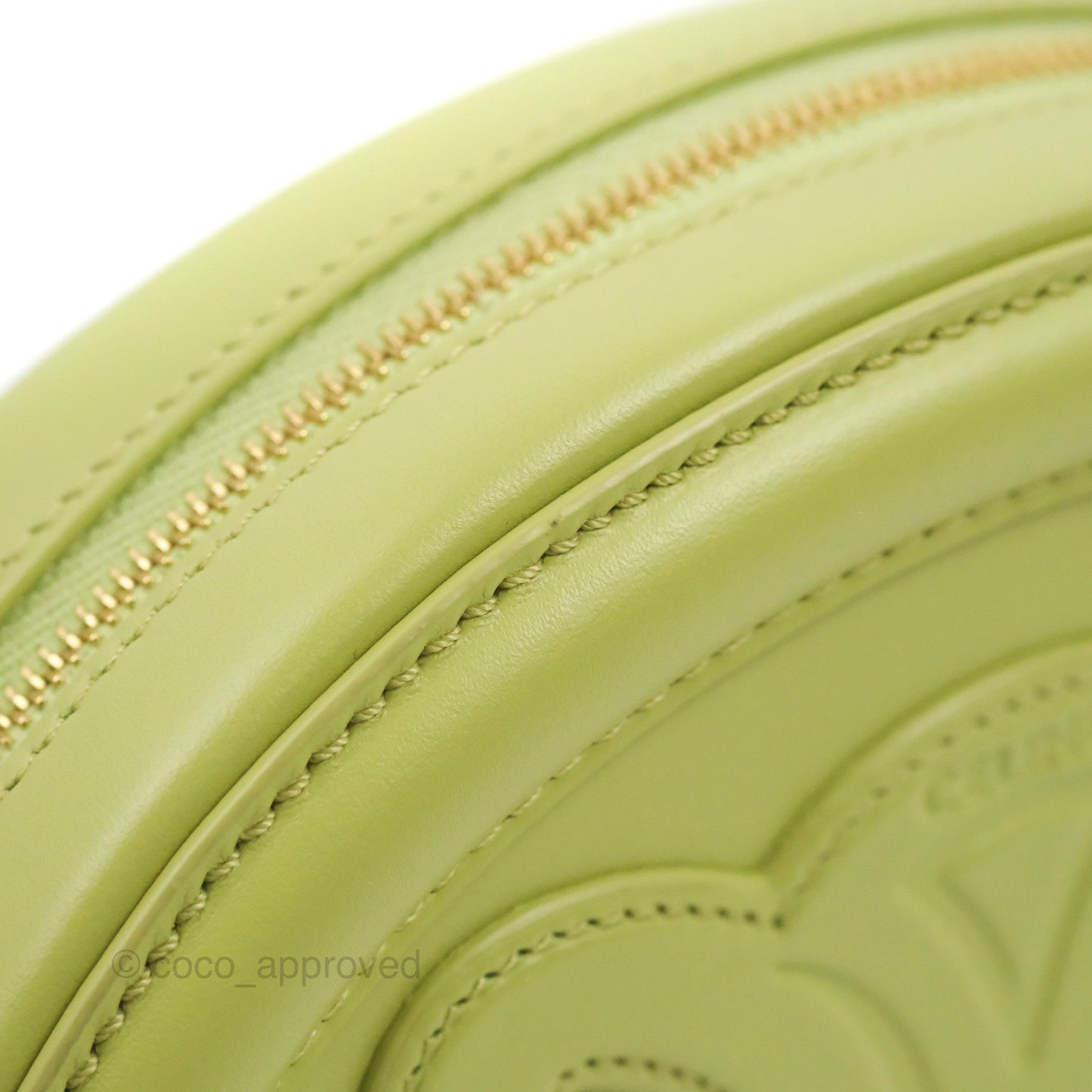 Celine Oval Bag Cuir Triomphe Green Calfskin