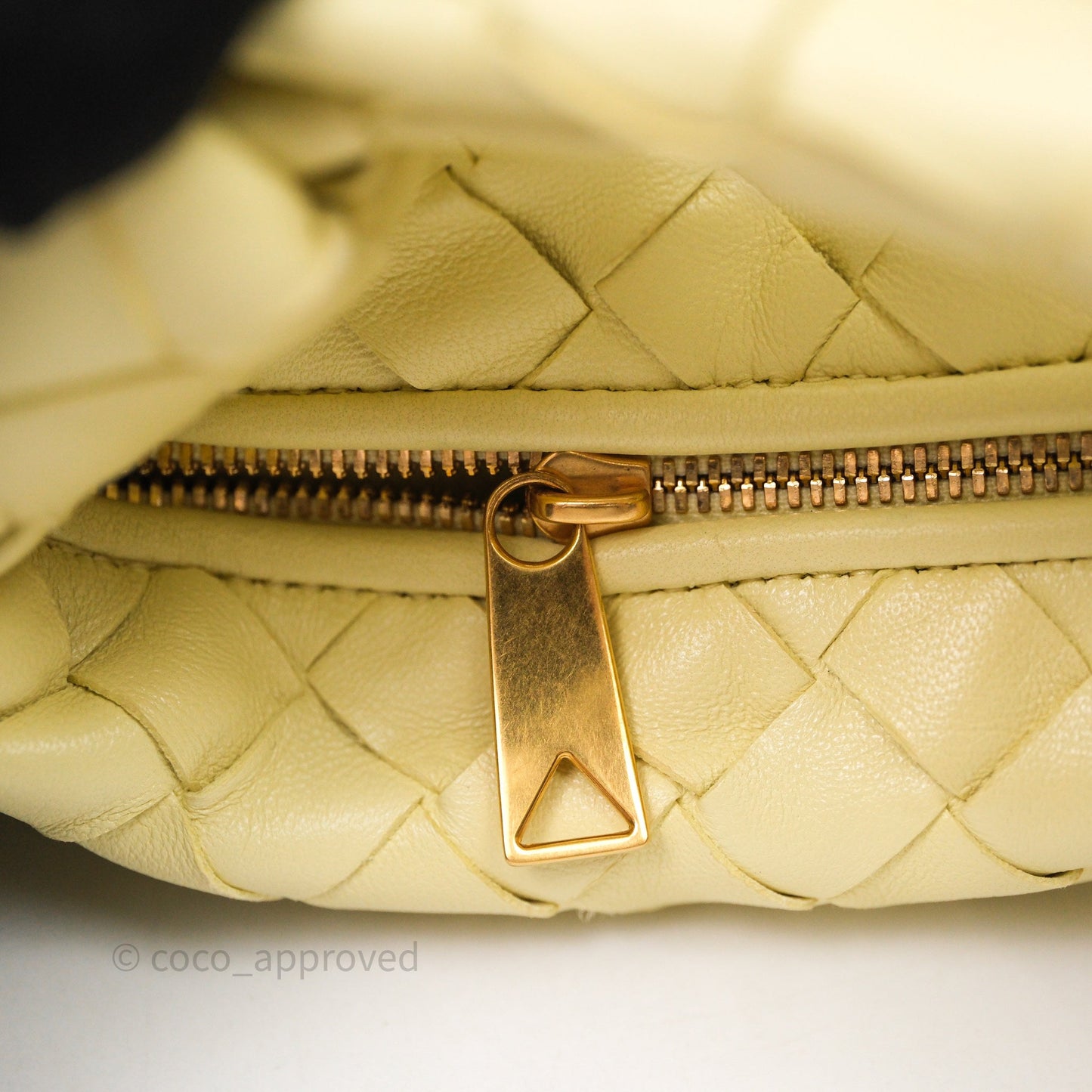 Bottega Veneta Candy Jodie Bag Yellow Intrecciato Lambskin