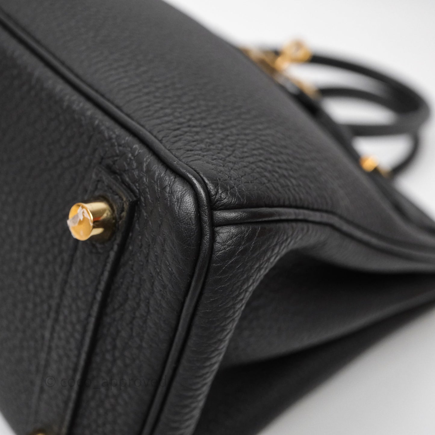 Birkin 25 Noir 89 Togo Gold Hardware