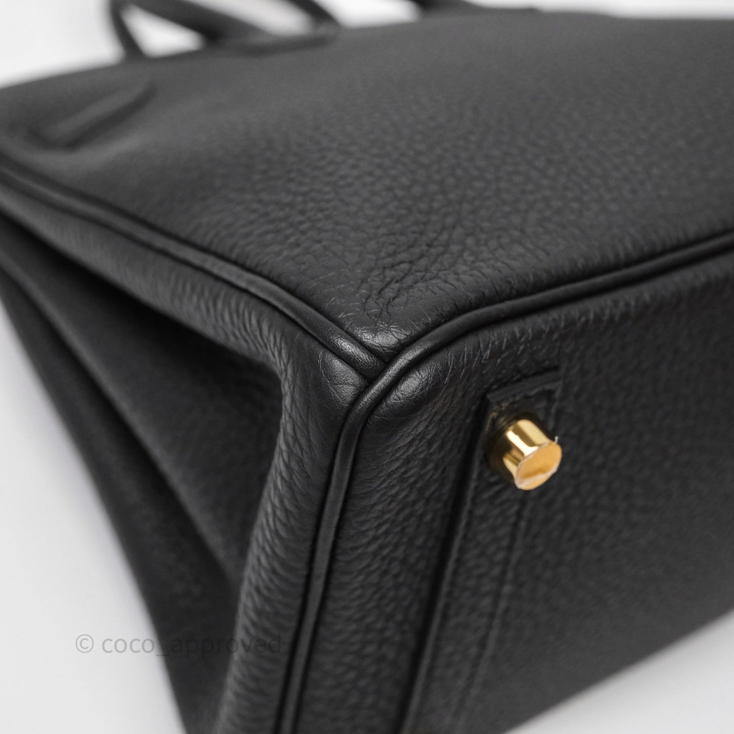 Birkin 25 Noir 89 Togo Gold Hardware