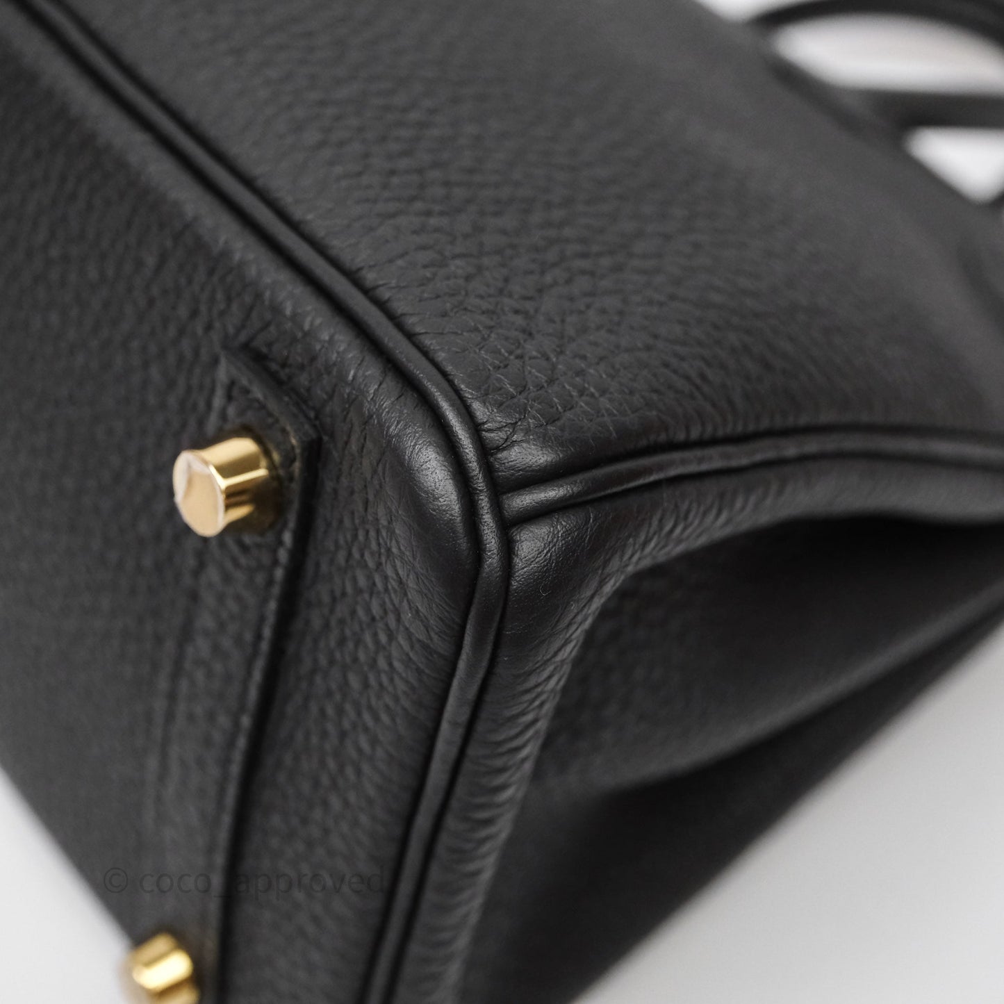 Birkin 25 Noir 89 Togo Gold Hardware