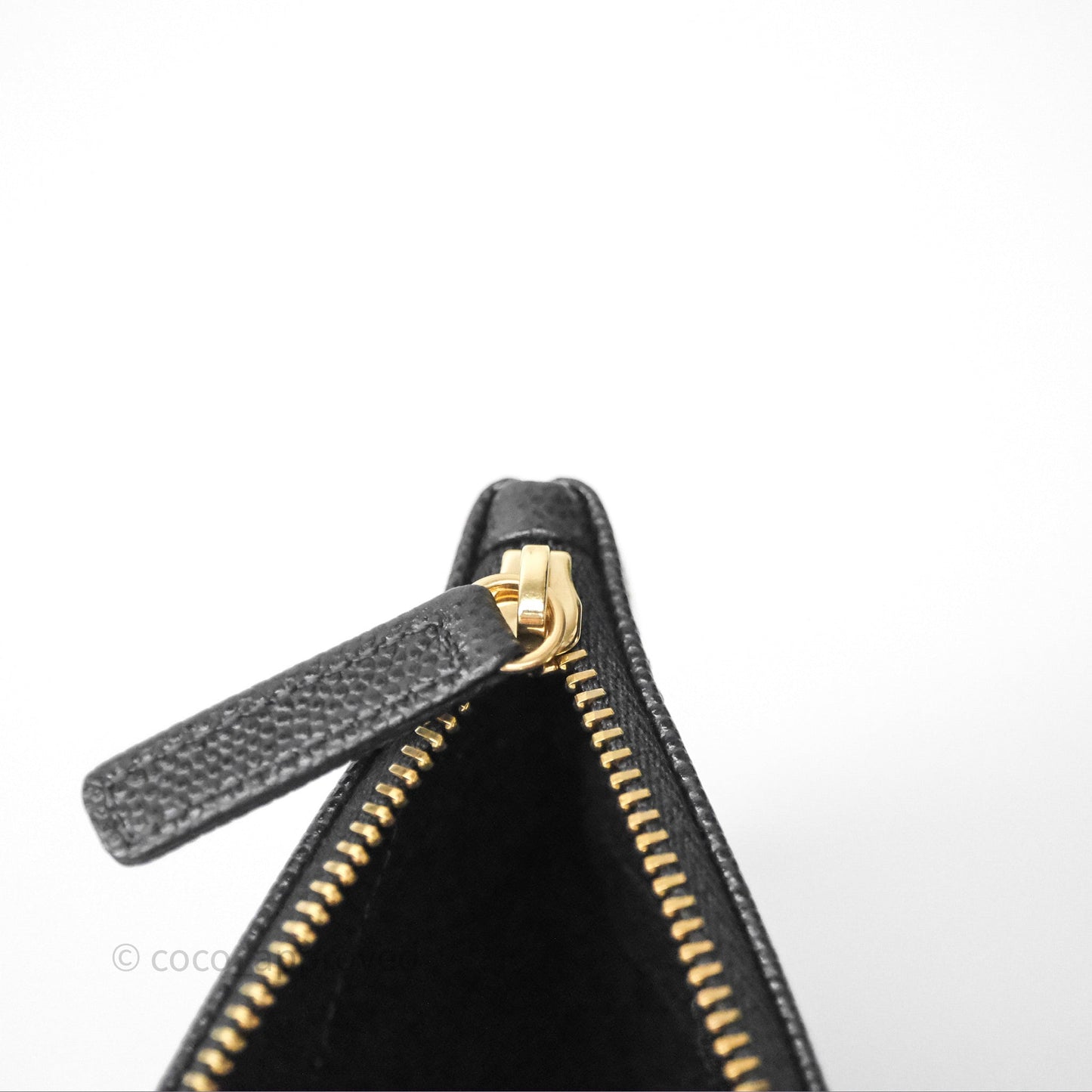 Chanel 22 Small Black Shiny Caviar Aged Gold Hardware