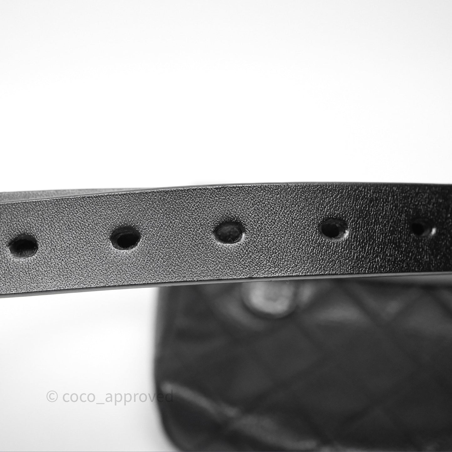 Chanel Vintage Belt Bag Black Caviar 24K Gold Hardware