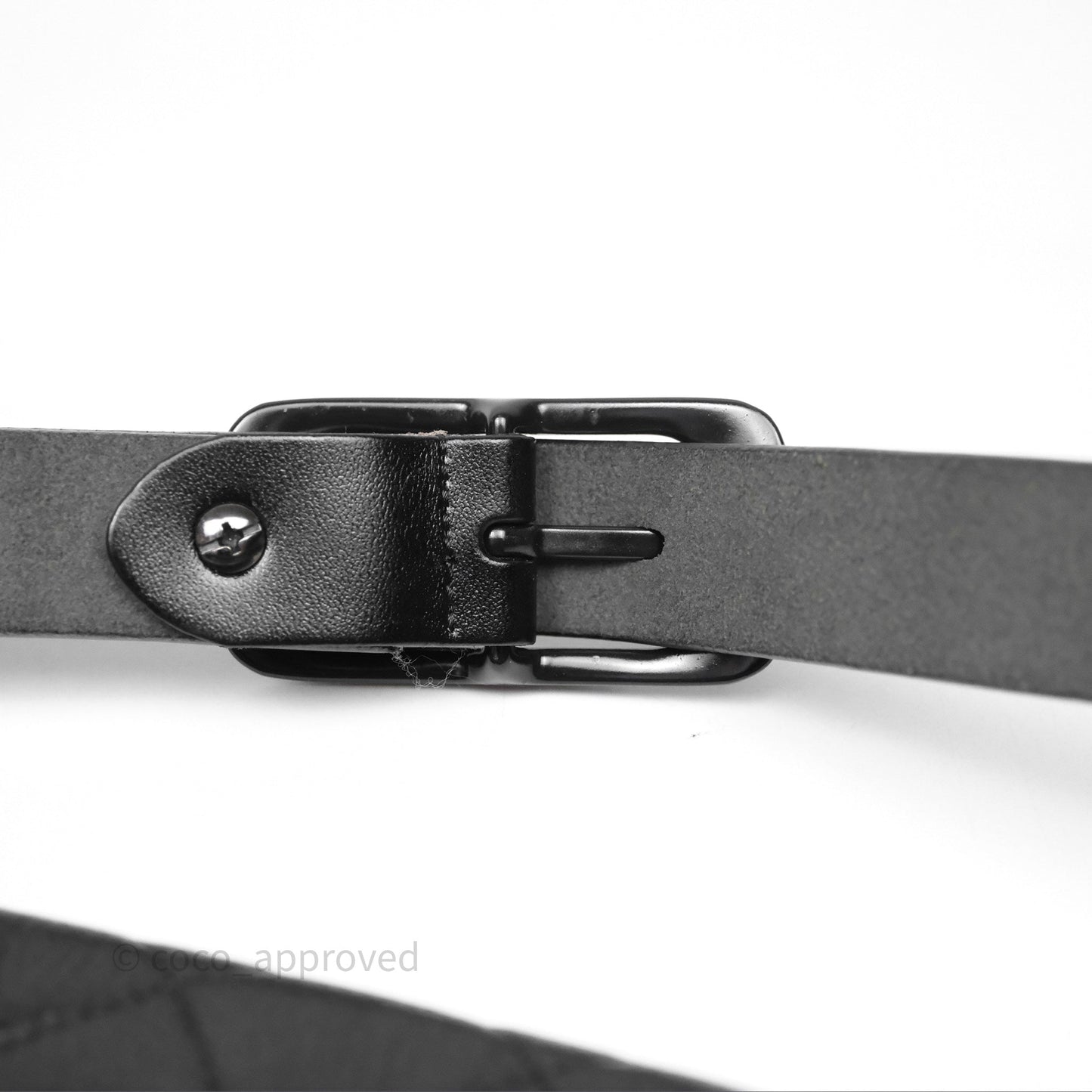 Chanel Vintage Belt Bag Black Caviar 24K Gold Hardware