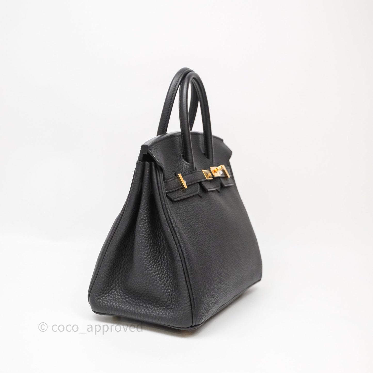 Birkin 25 Noir 89 Togo Gold Hardware