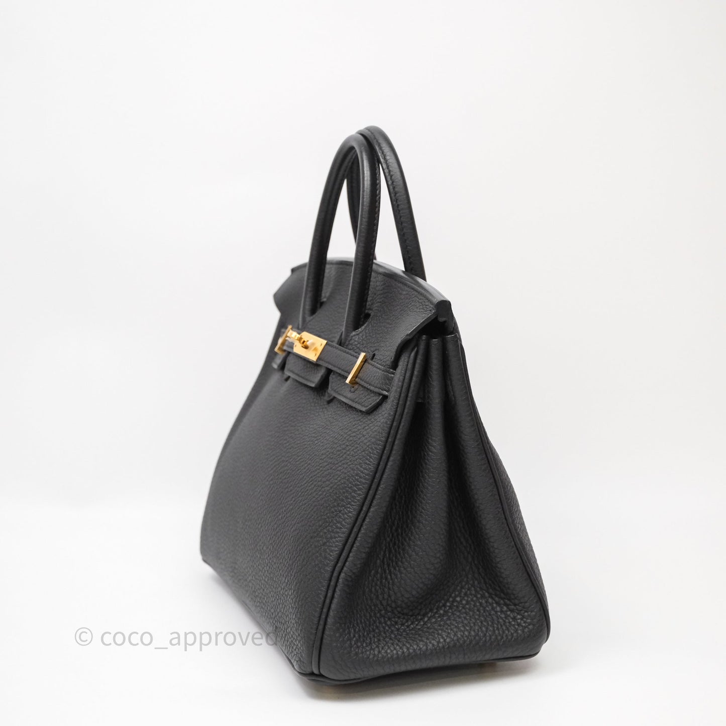 Birkin 25 Noir 89 Togo Gold Hardware