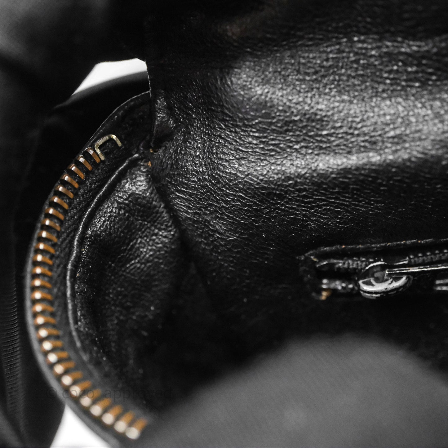 Chanel Vintage Belt Bag Black Caviar 24K Gold Hardware