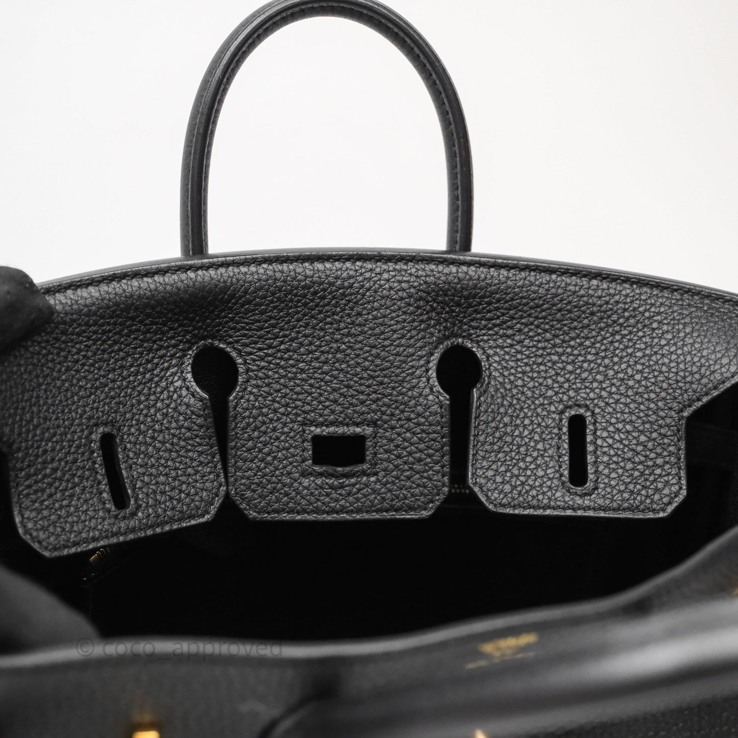 Birkin 25 Noir 89 Togo Gold Hardware