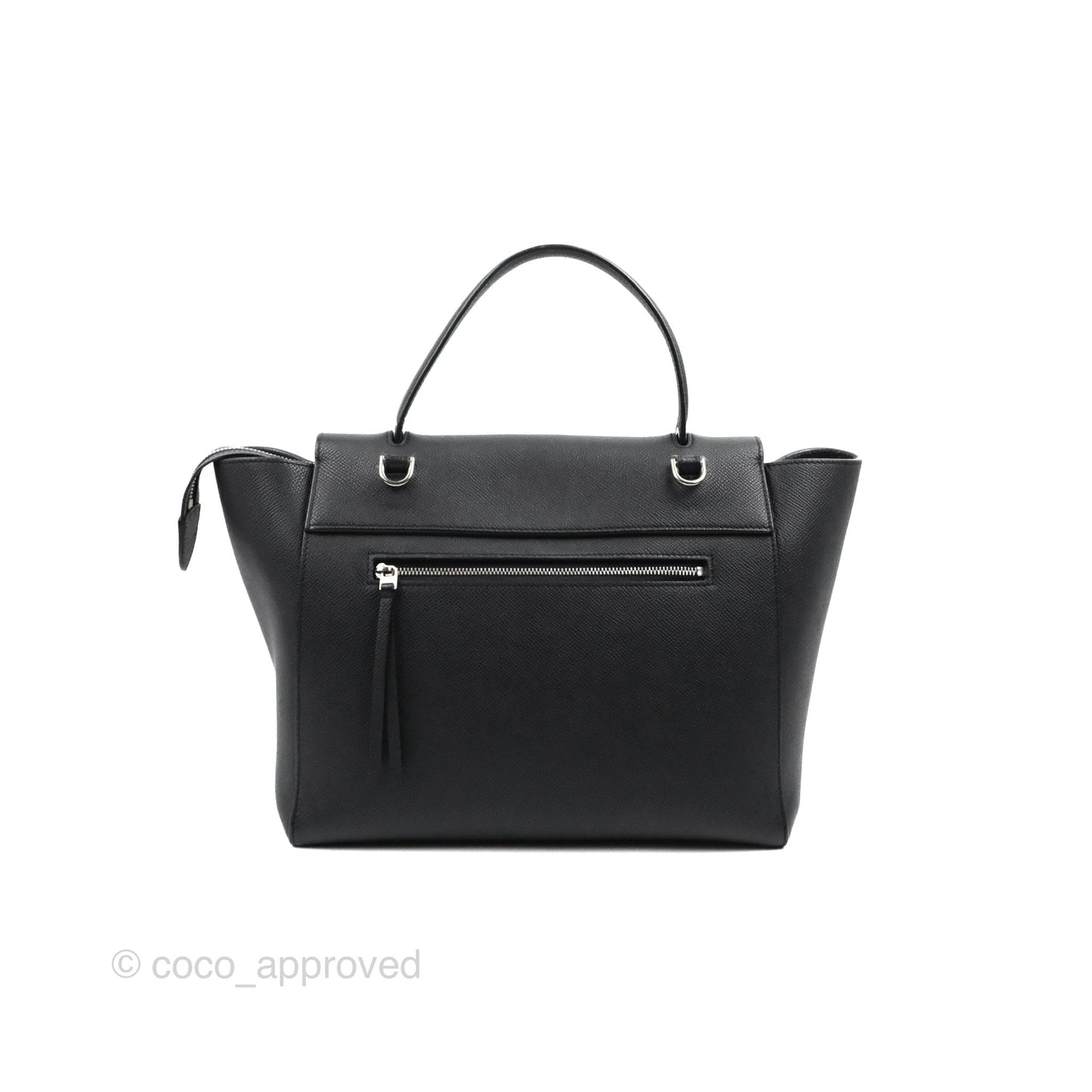 Celine Mini Belt Bag Dark Navy Grained Calfskin Ruthenium Hardware