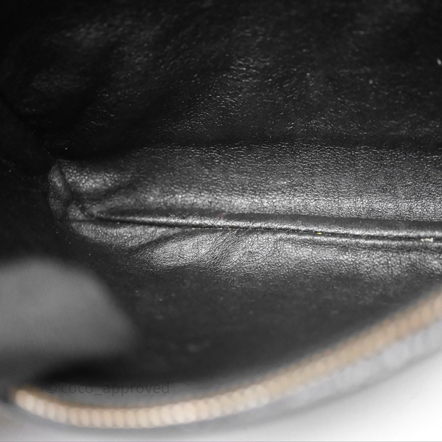 Chanel Vintage Belt Bag Black Caviar 24K Gold Hardware