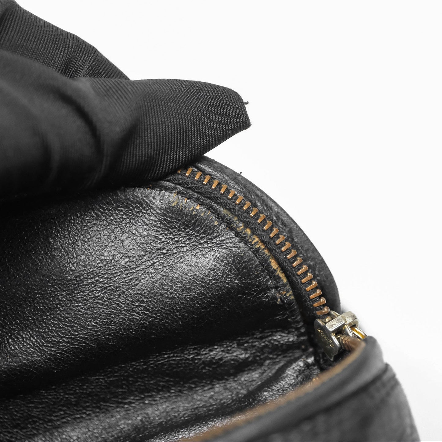 Chanel Vintage Belt Bag Black Caviar 24K Gold Hardware