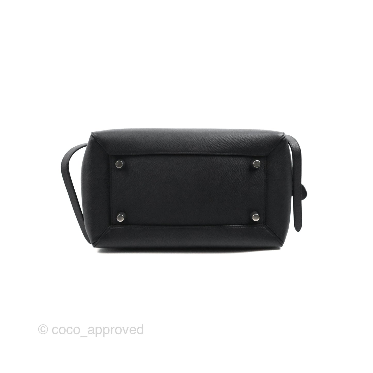 Celine Mini Belt Bag Dark Navy Grained Calfskin Ruthenium Hardware