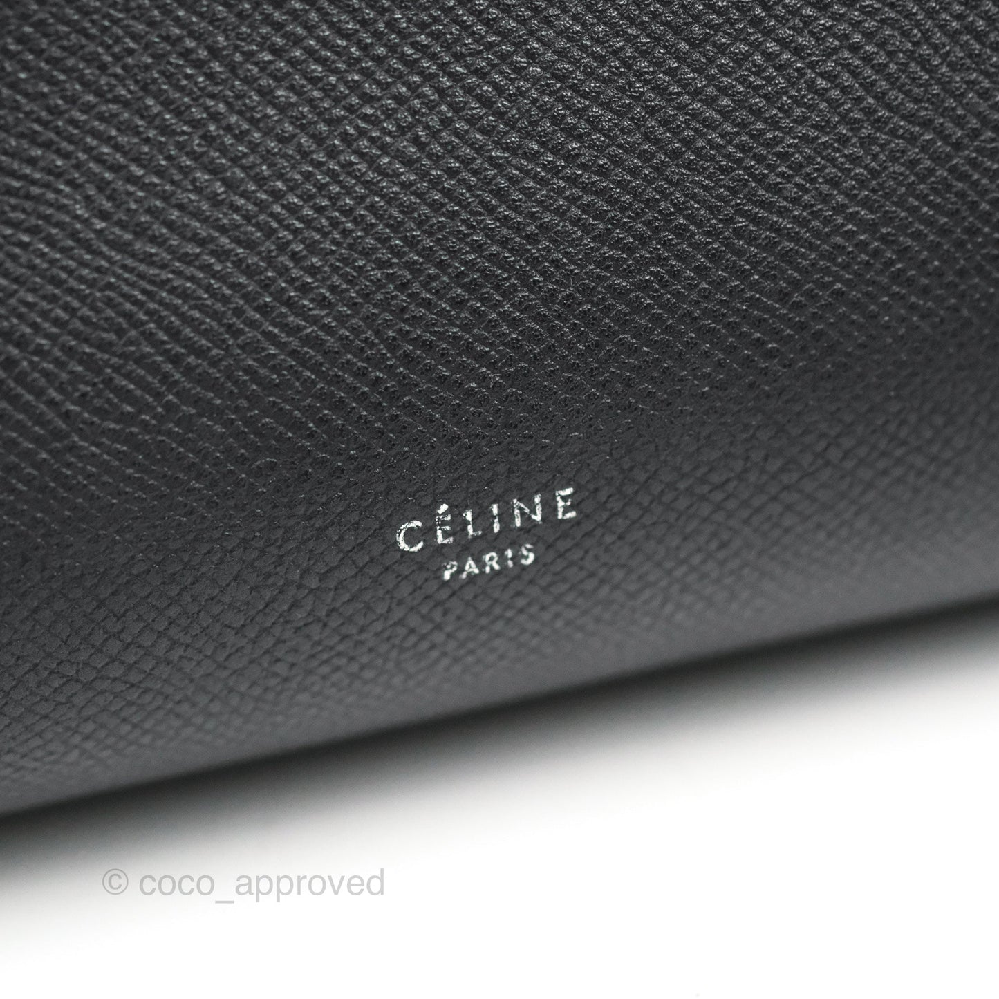 Celine Mini Belt Bag Dark Navy Grained Calfskin Ruthenium Hardware