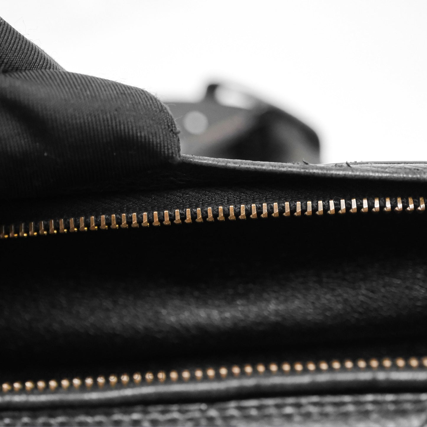 Chanel Vintage Belt Bag Black Caviar 24K Gold Hardware
