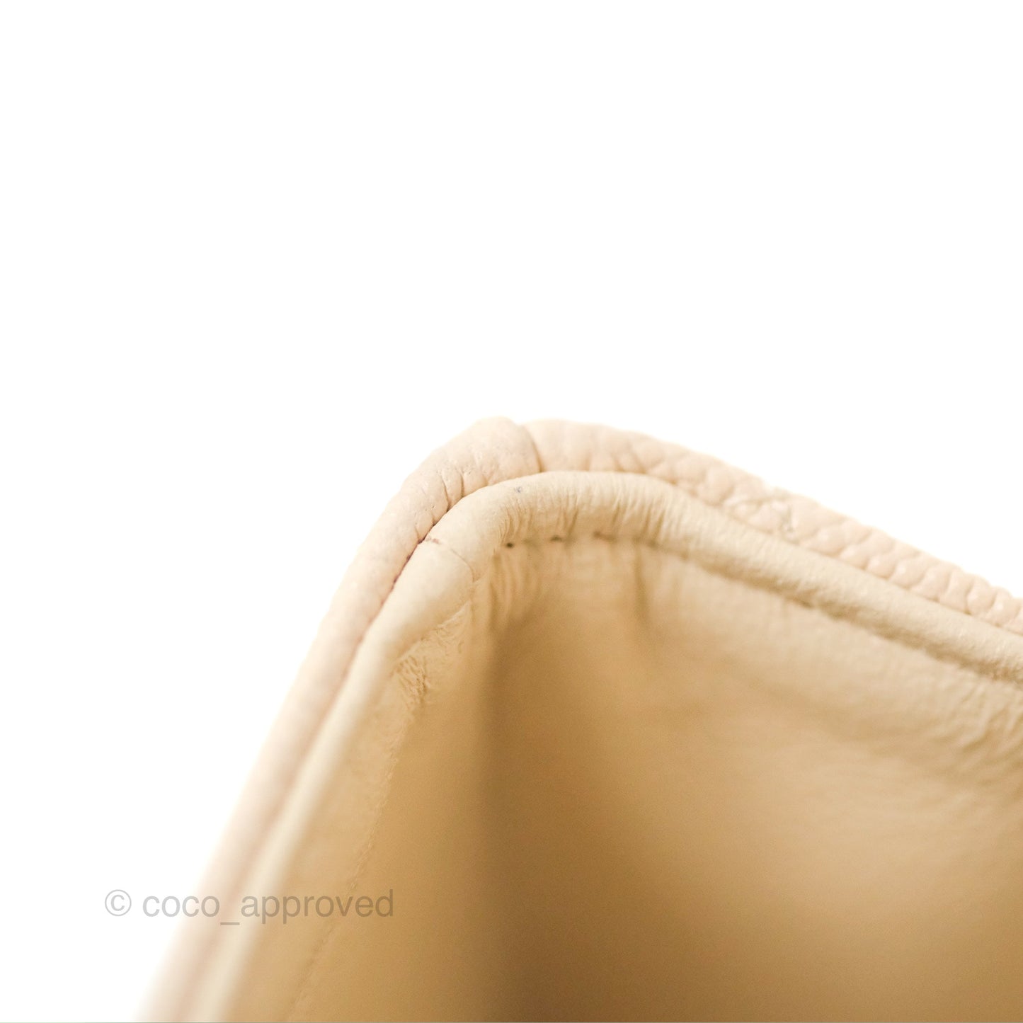 Chanel Small Classic Quilted Flap Light Ivory Beige Caviar Gold Hardware 20C