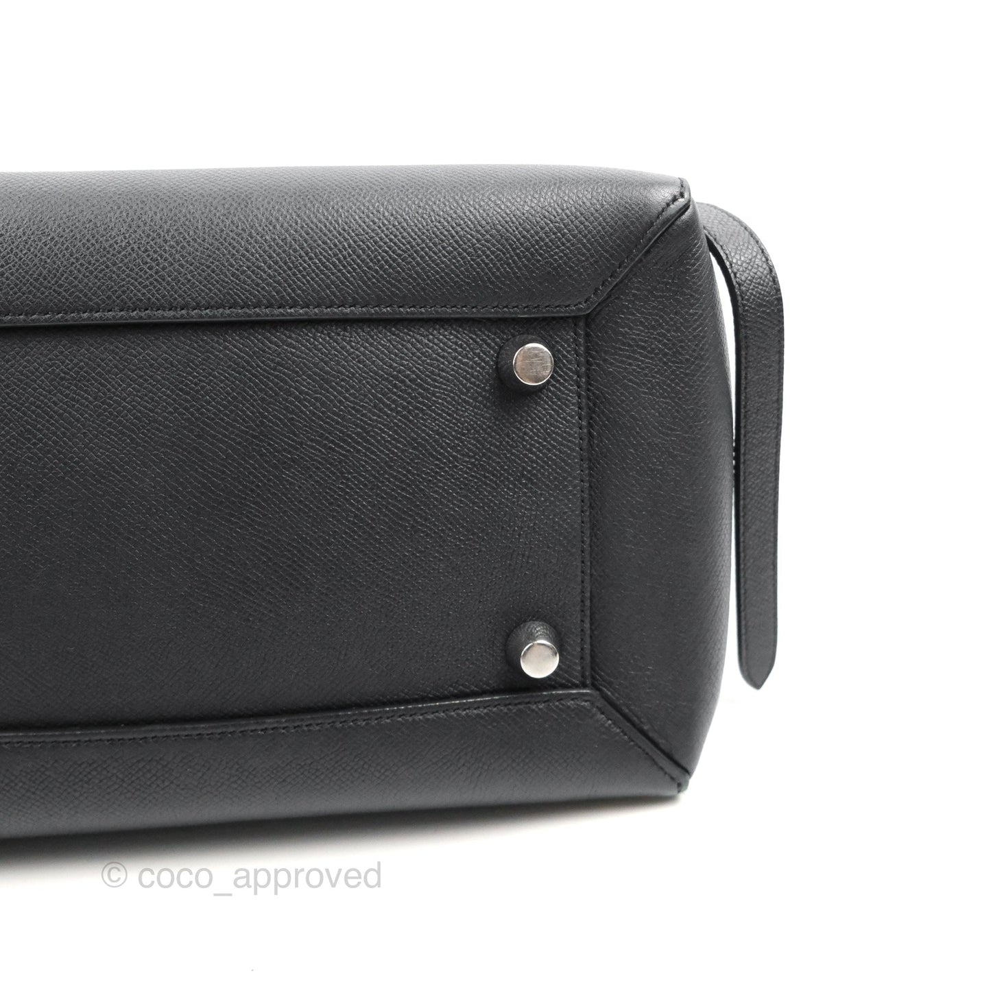 Celine Mini Belt Bag Dark Navy Grained Calfskin Ruthenium Hardware