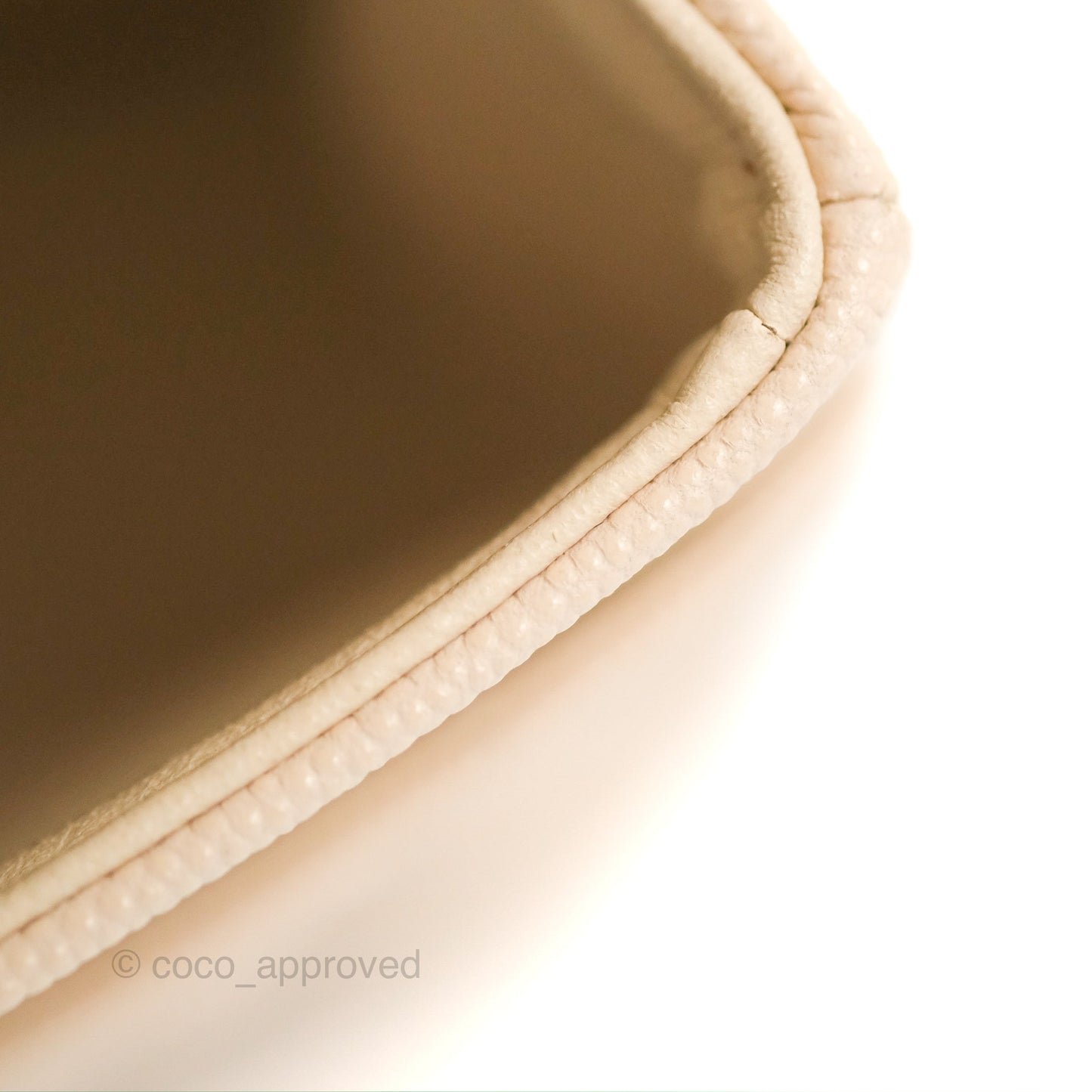 Chanel Small Classic Quilted Flap Light Ivory Beige Caviar Gold Hardware 20C