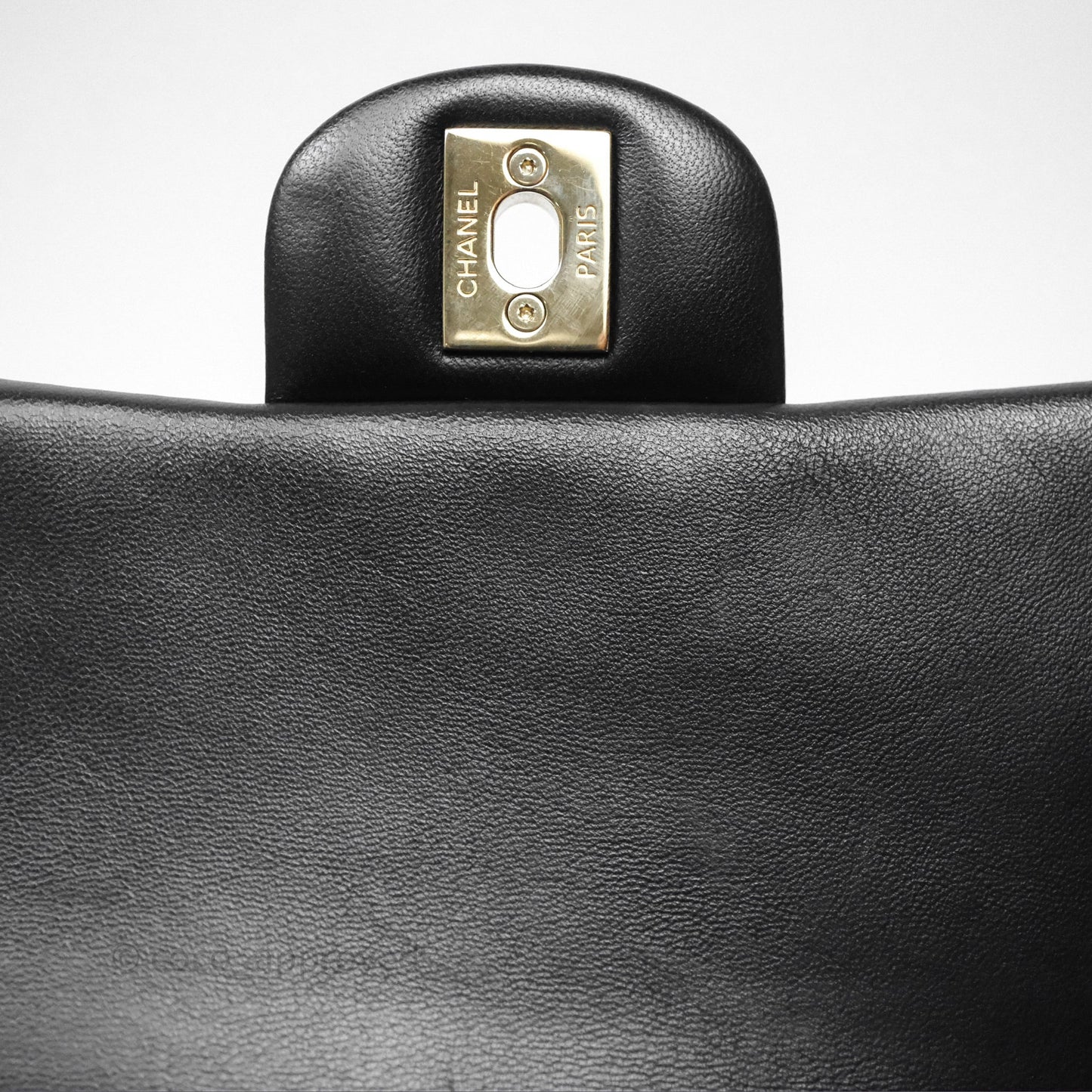 Chanel Mini Square Black Lambskin Gold Hardware