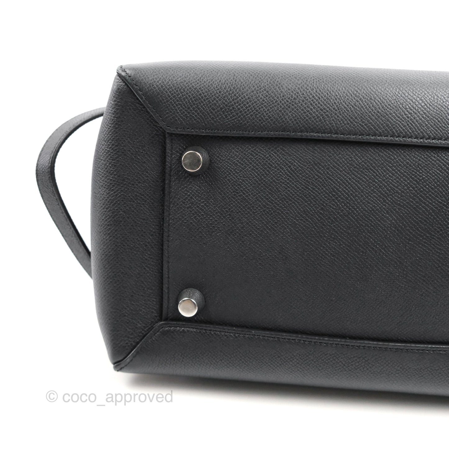 Celine Mini Belt Bag Dark Navy Grained Calfskin Ruthenium Hardware