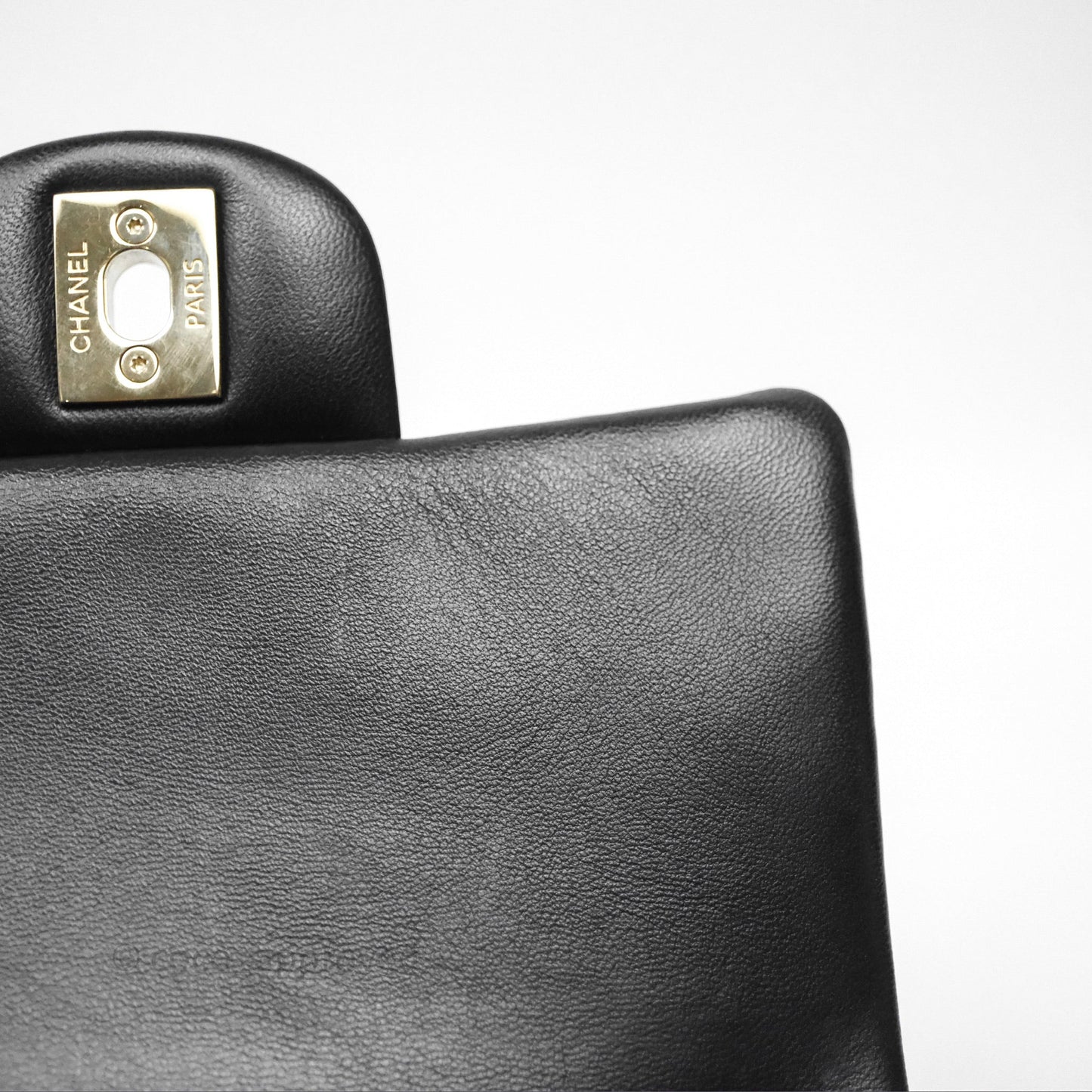 Chanel Mini Square Black Lambskin Gold Hardware