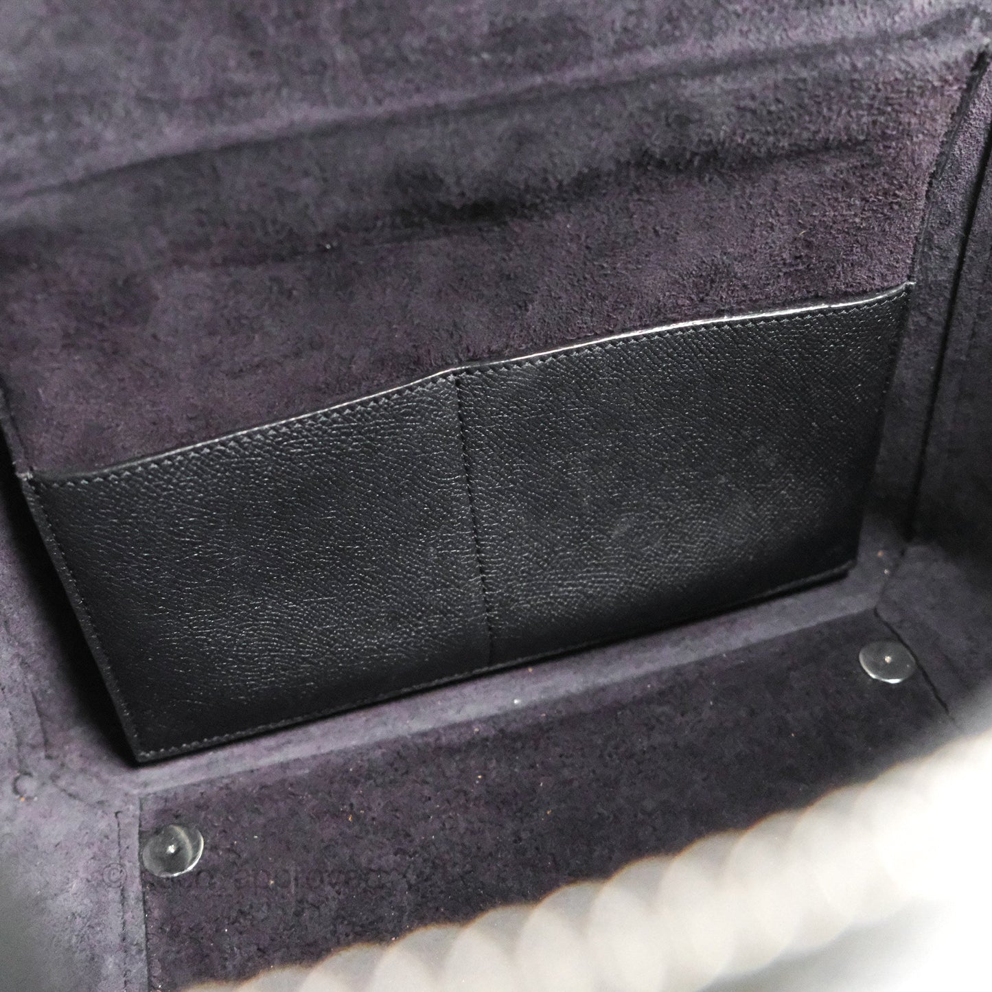 Celine Mini Belt Bag Dark Navy Grained Calfskin Ruthenium Hardware