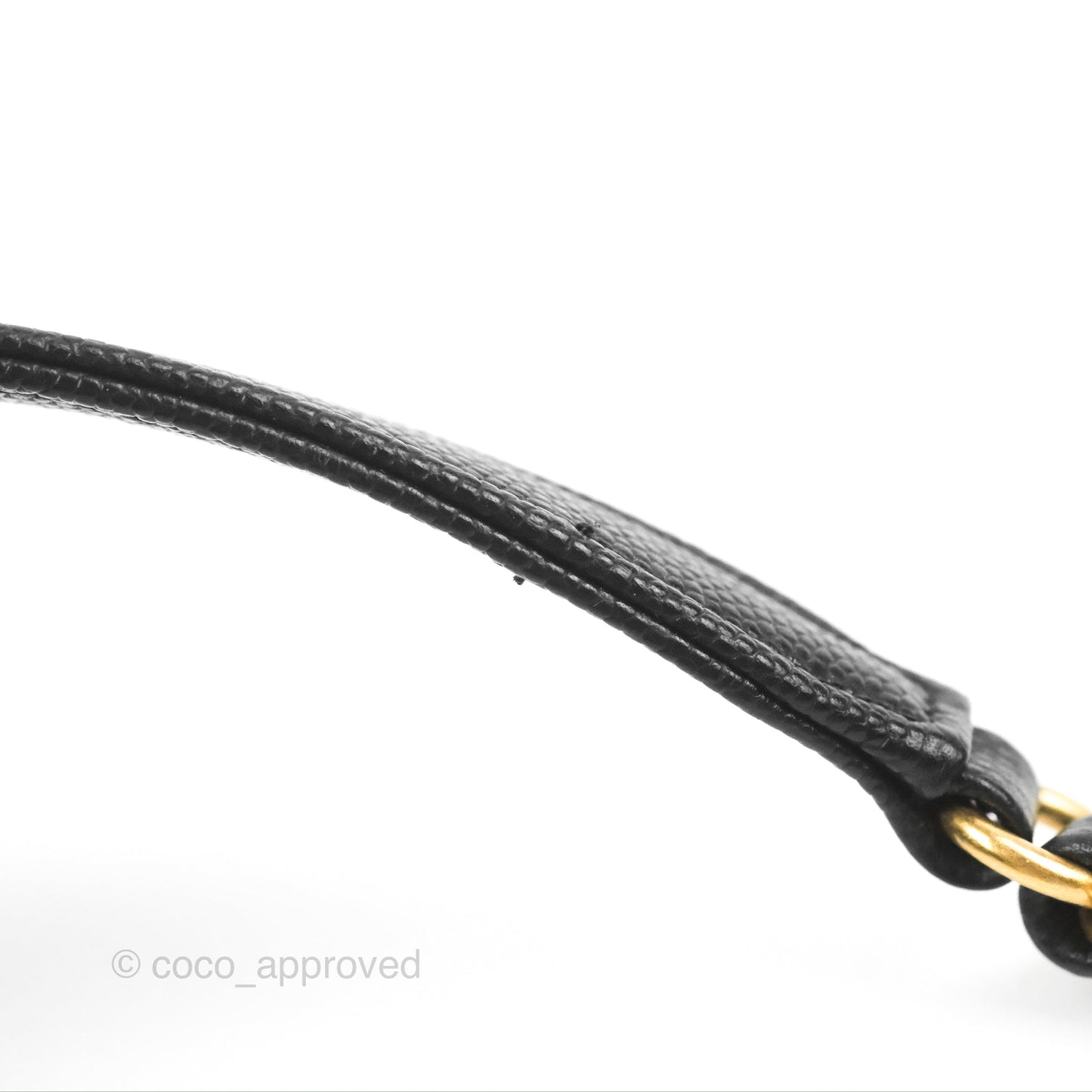 Chanel Medium Coco Handle Quilted Black Caviar Lizard Handle Gold Hardware
