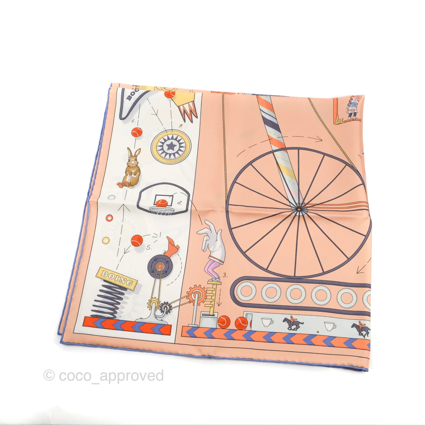 Hermès Tea for Two Silk Scarf 90