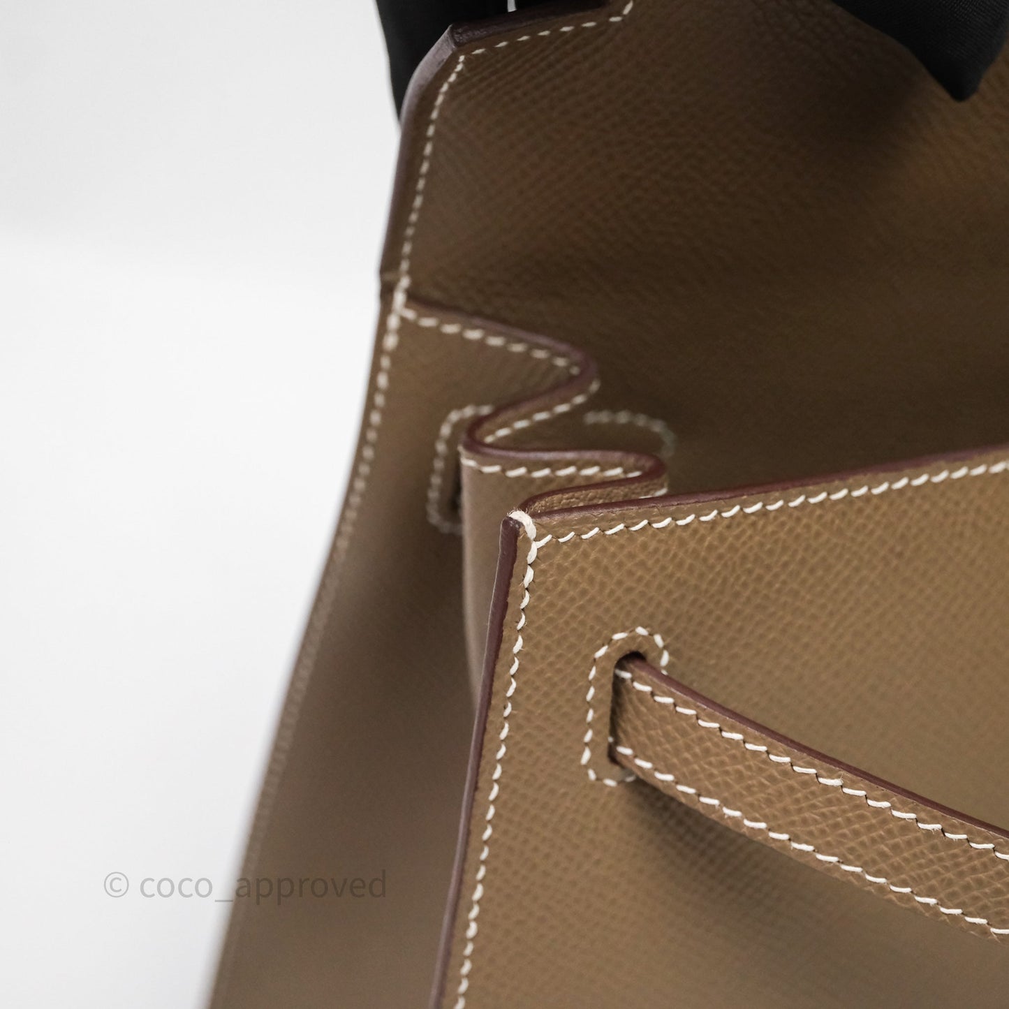 Hermes Kelly 25 Etoupe 18 Epsom Gold Hardware