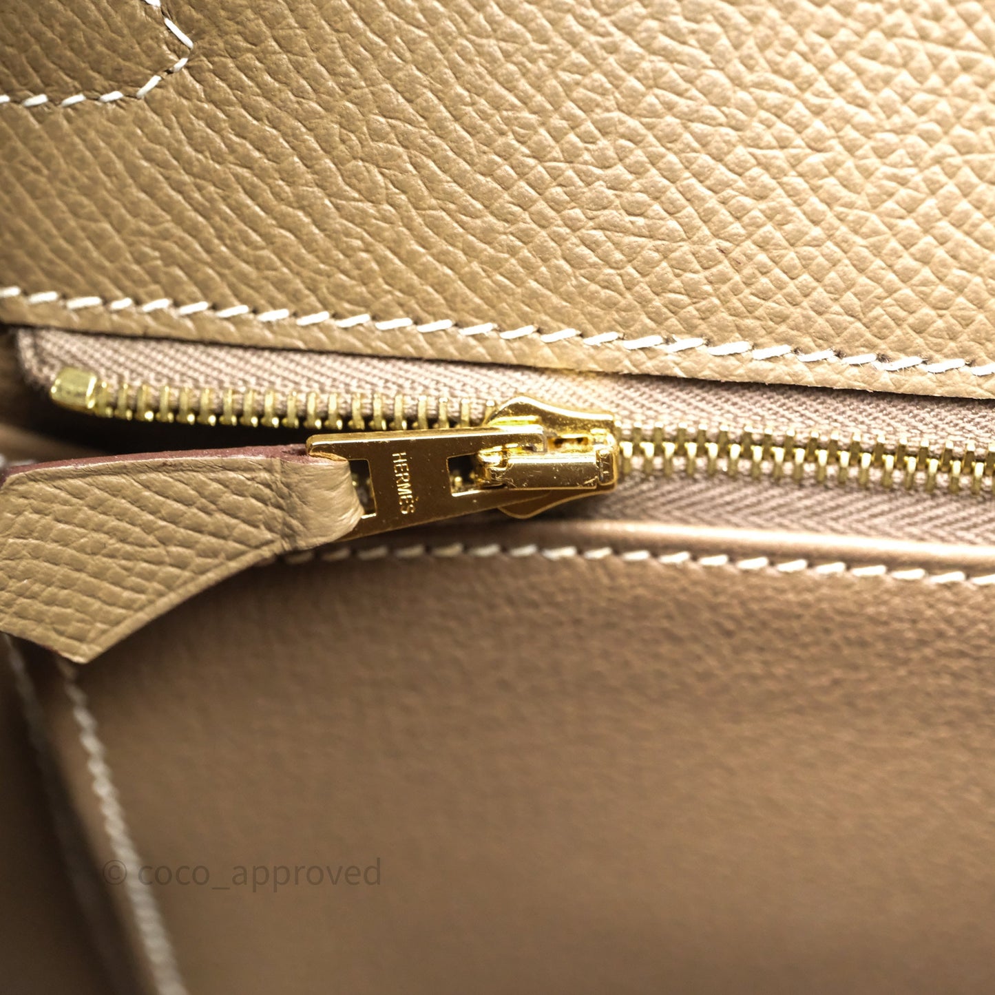 Hermes Kelly 25 Etoupe 18 Epsom Gold Hardware