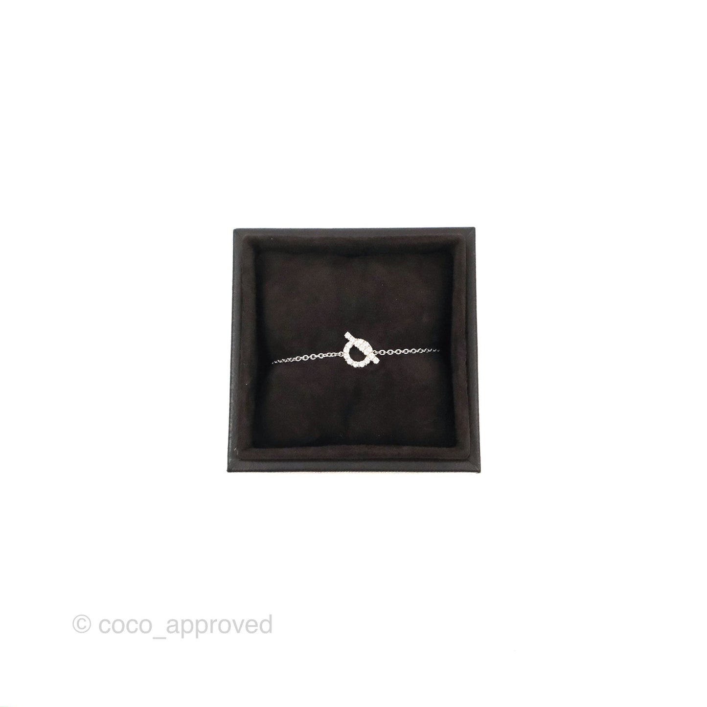 Hermès Finesse Bracelet White Gold