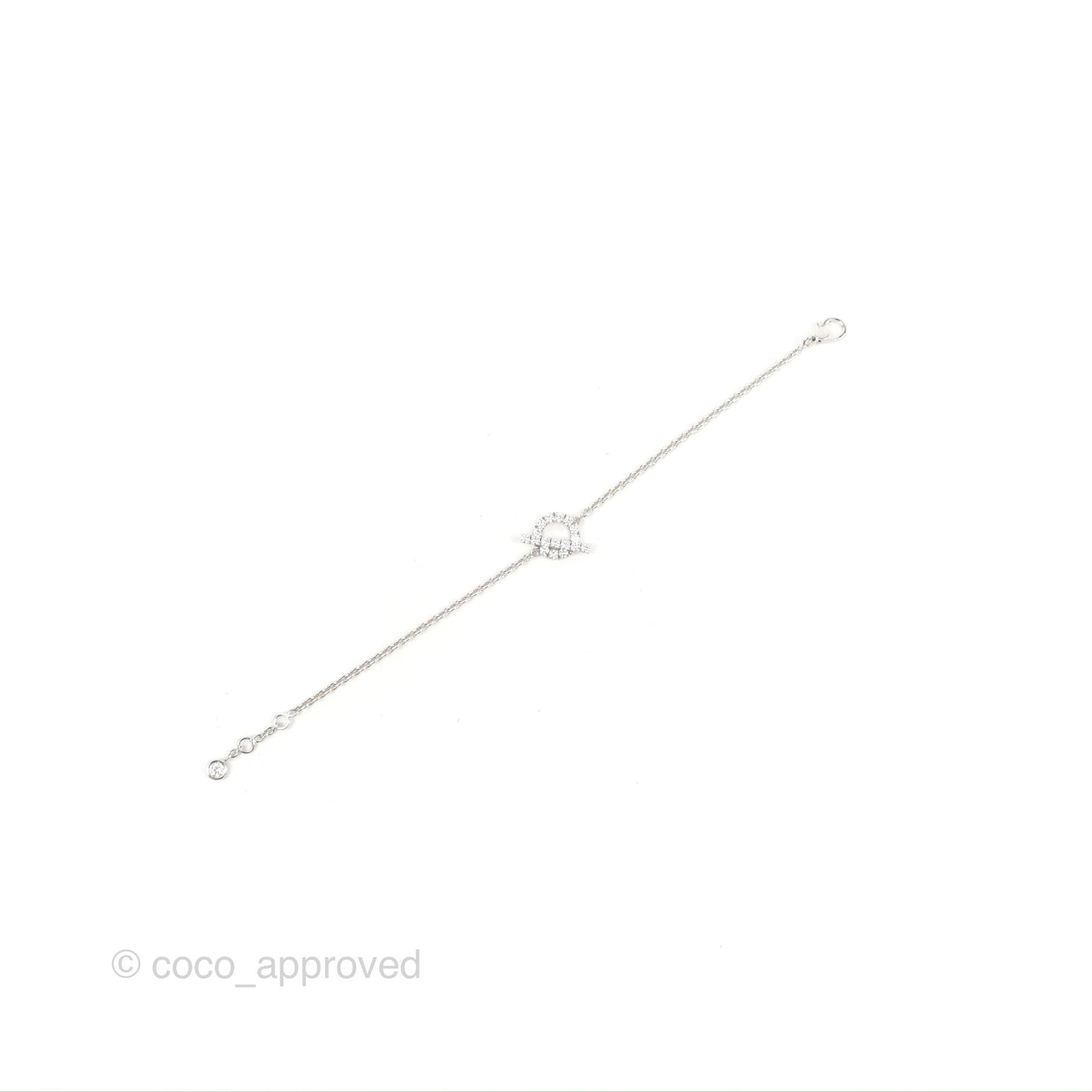 Hermès Finesse Bracelet White Gold