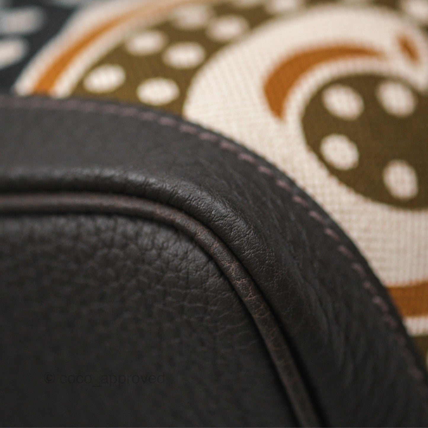 Hermès Garden Party 36 Printed H Plume Canvas/ Negonda Caramel 28/ Ecru-beige 14/ Ebene 46