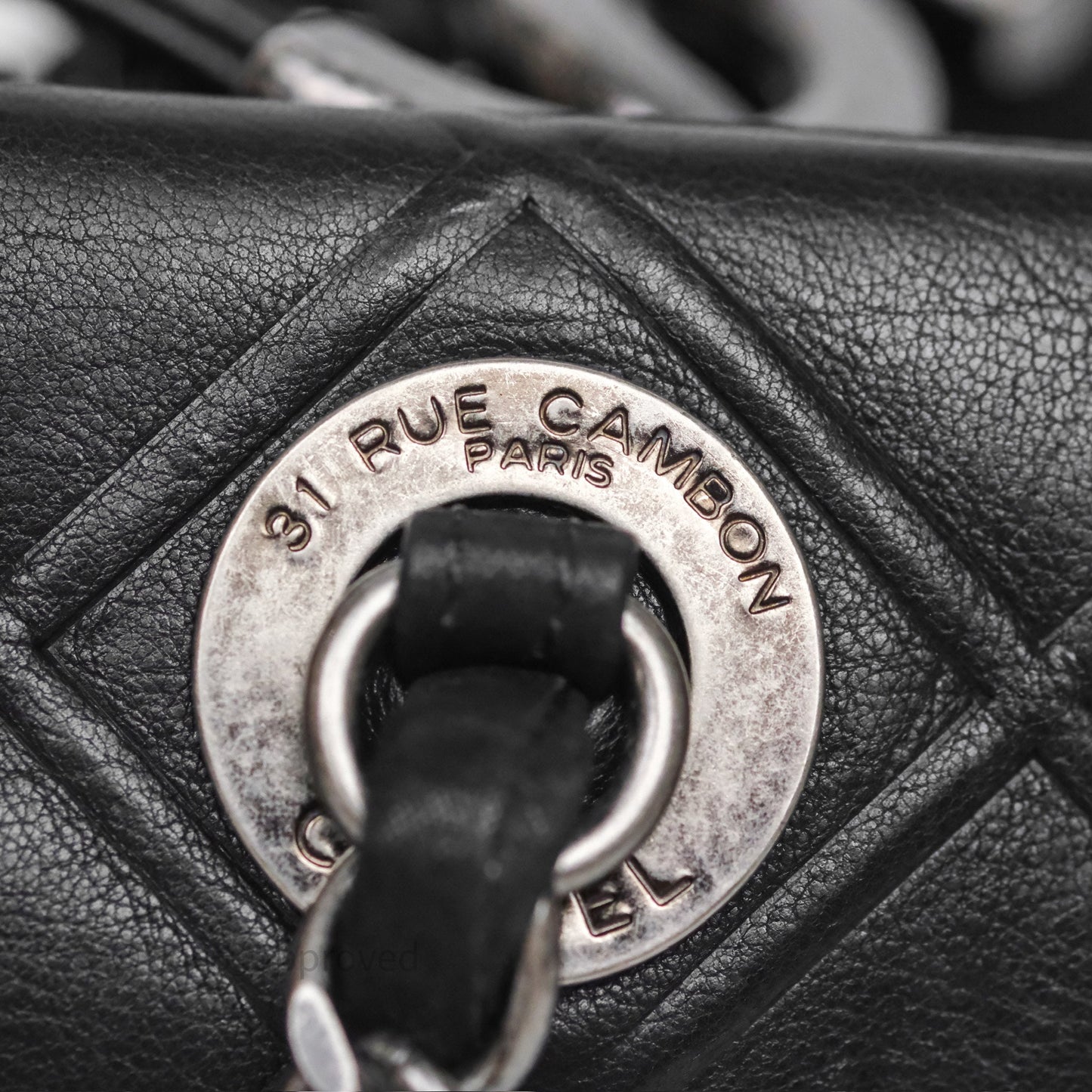 Chanel Small Chic Zip Shopping Tote Black Calfskin Ruthenium Hardware