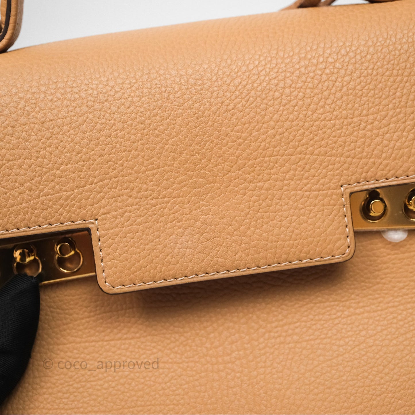 Delvaux Tempête Brown Supple Calfskin Gold Hardware
